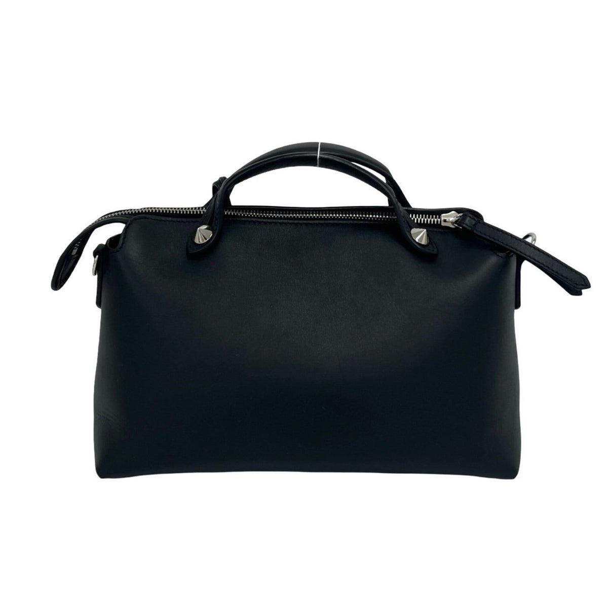 Fendi Black Leather Handbag Shoulder Bag (Pre-Owned)