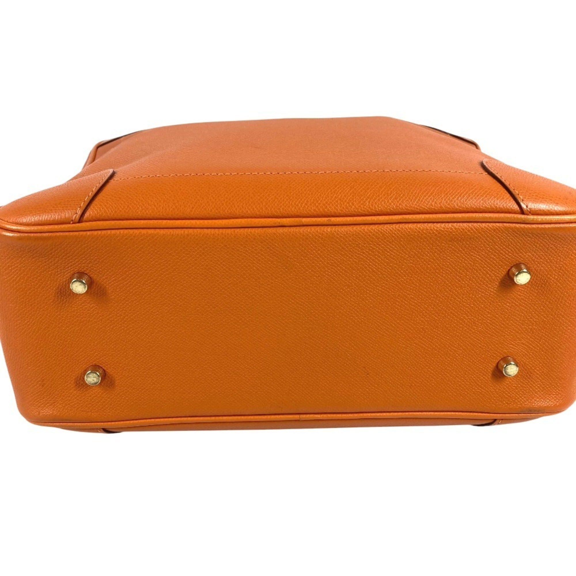 Hermes Orange Epsom Leather Handbag Tote Bag (Pre-Owned)