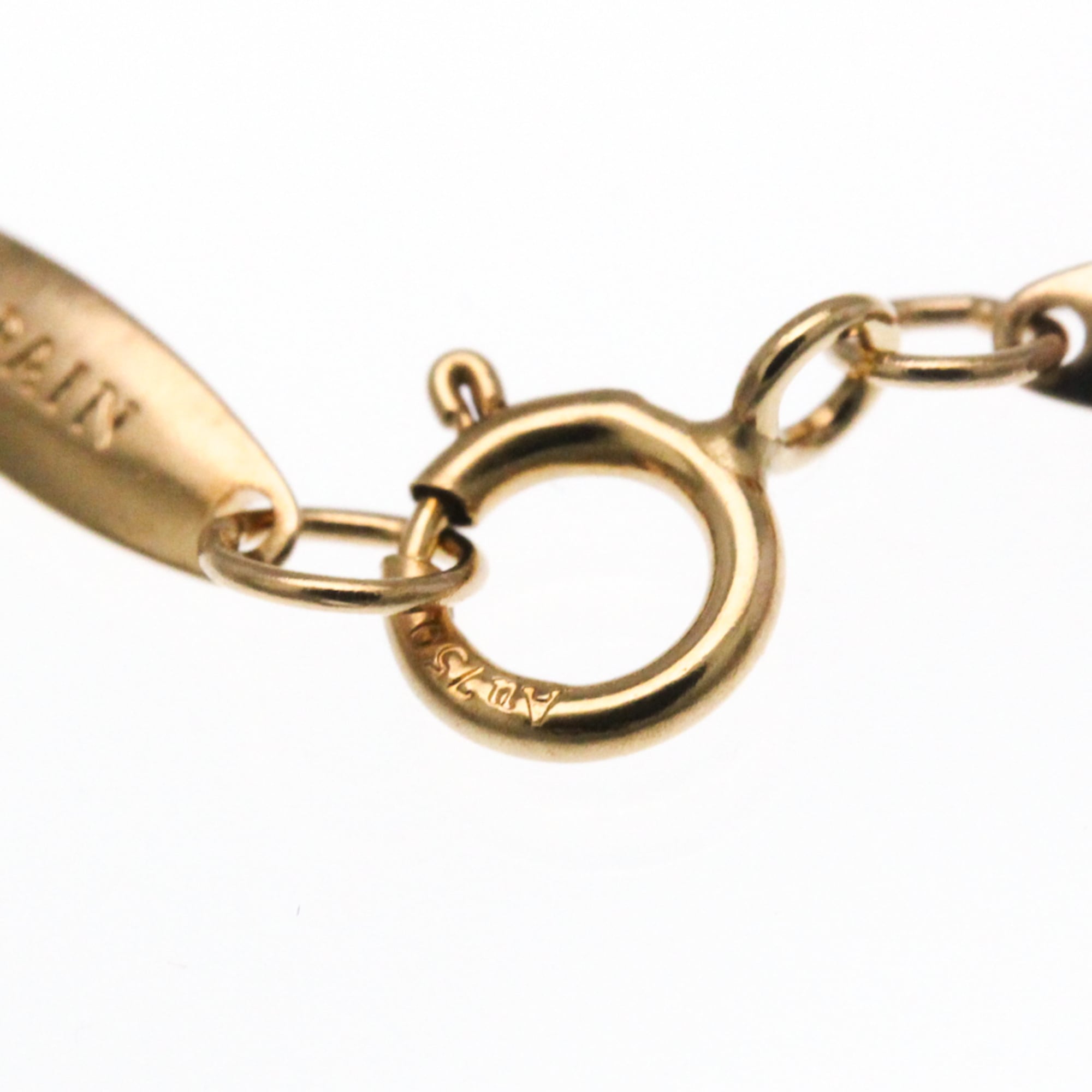 Tiffany & Co. Elsa Peretti Open Heart Pendant Necklace 18K Rose Gold Gold Pink_Gold Necklace Jewelry (Pre-Owned)