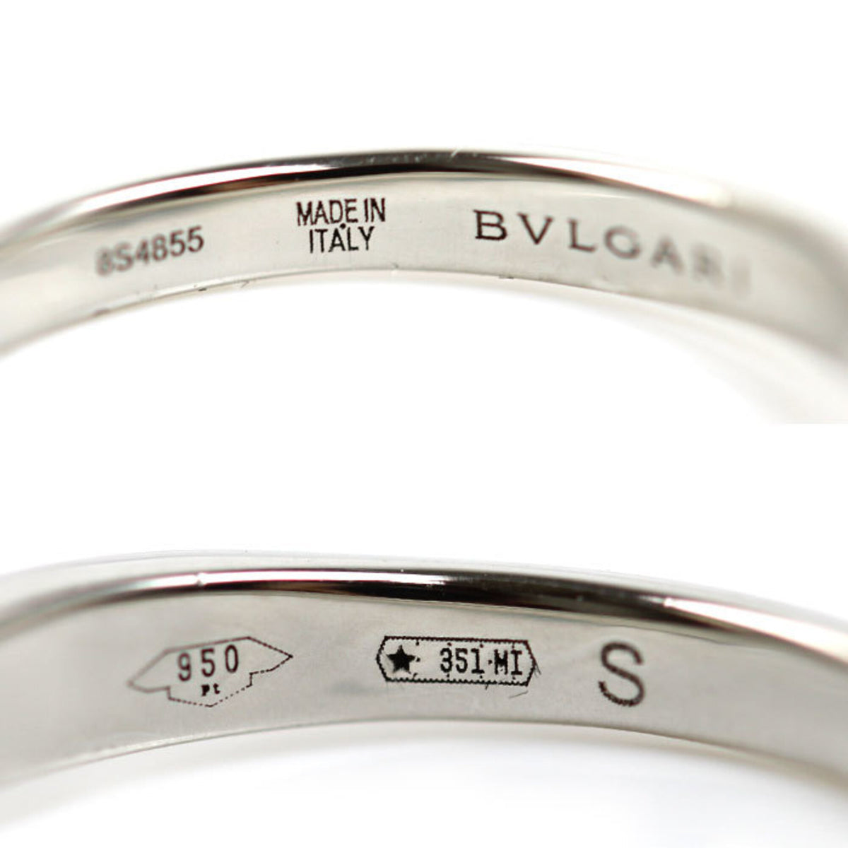Bvlgari Platinum 950 Band Ring (Pre-Owned)