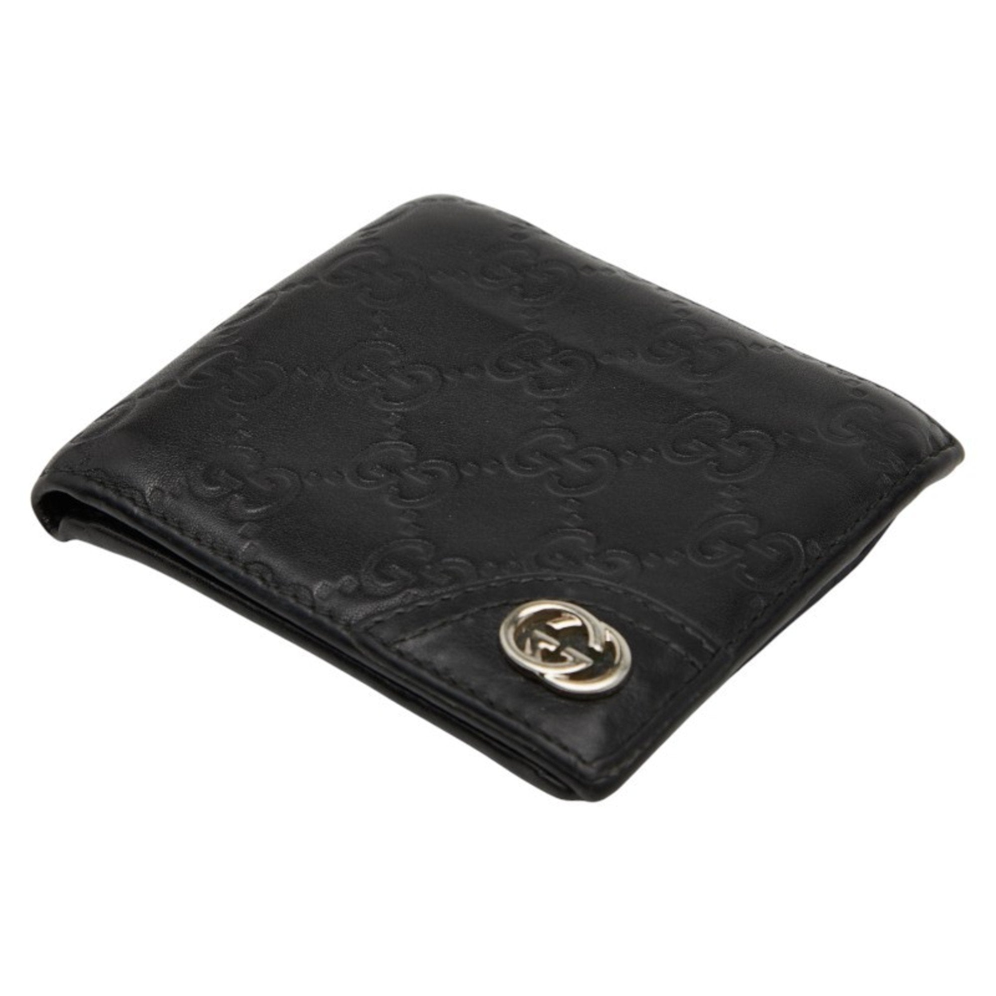 Gucci Black Leather Wallet (Bi-Fold) (Pre-Owned)