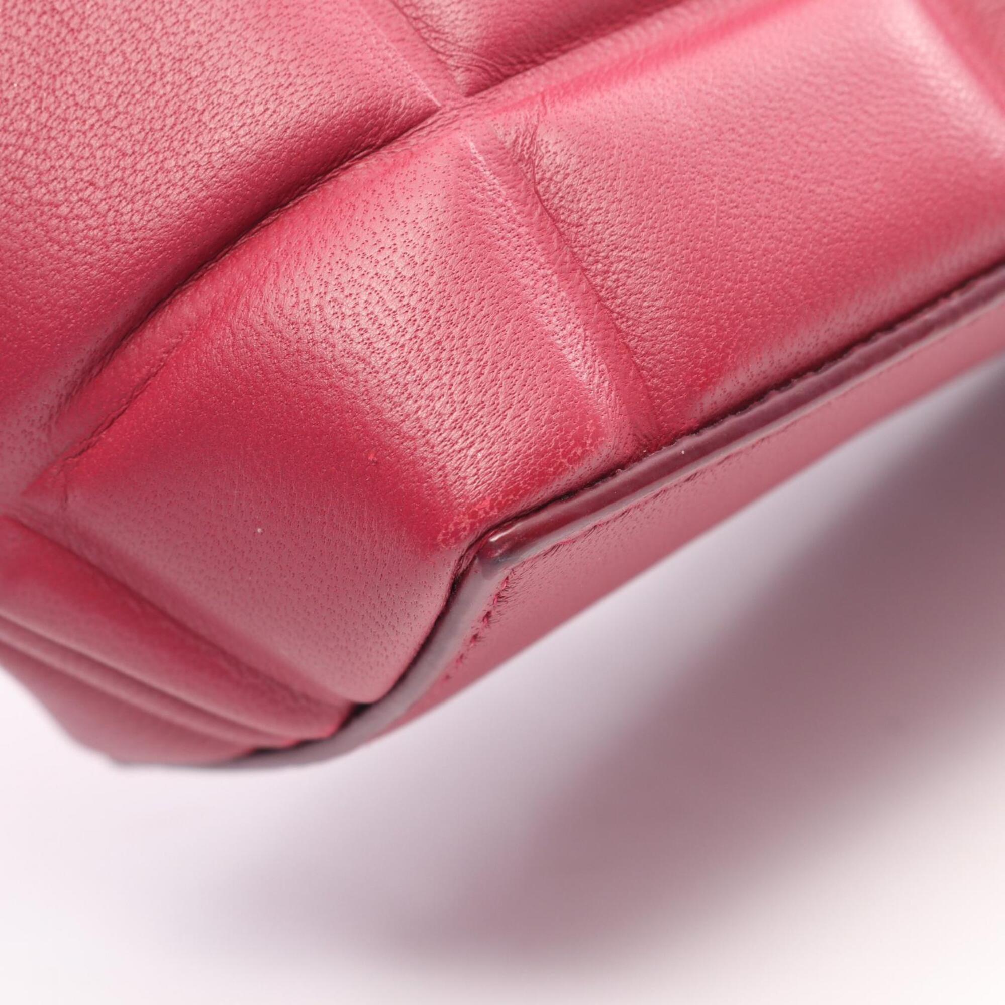 Bottega Veneta Pink Leather Shoulder Bag (Pre-Owned)