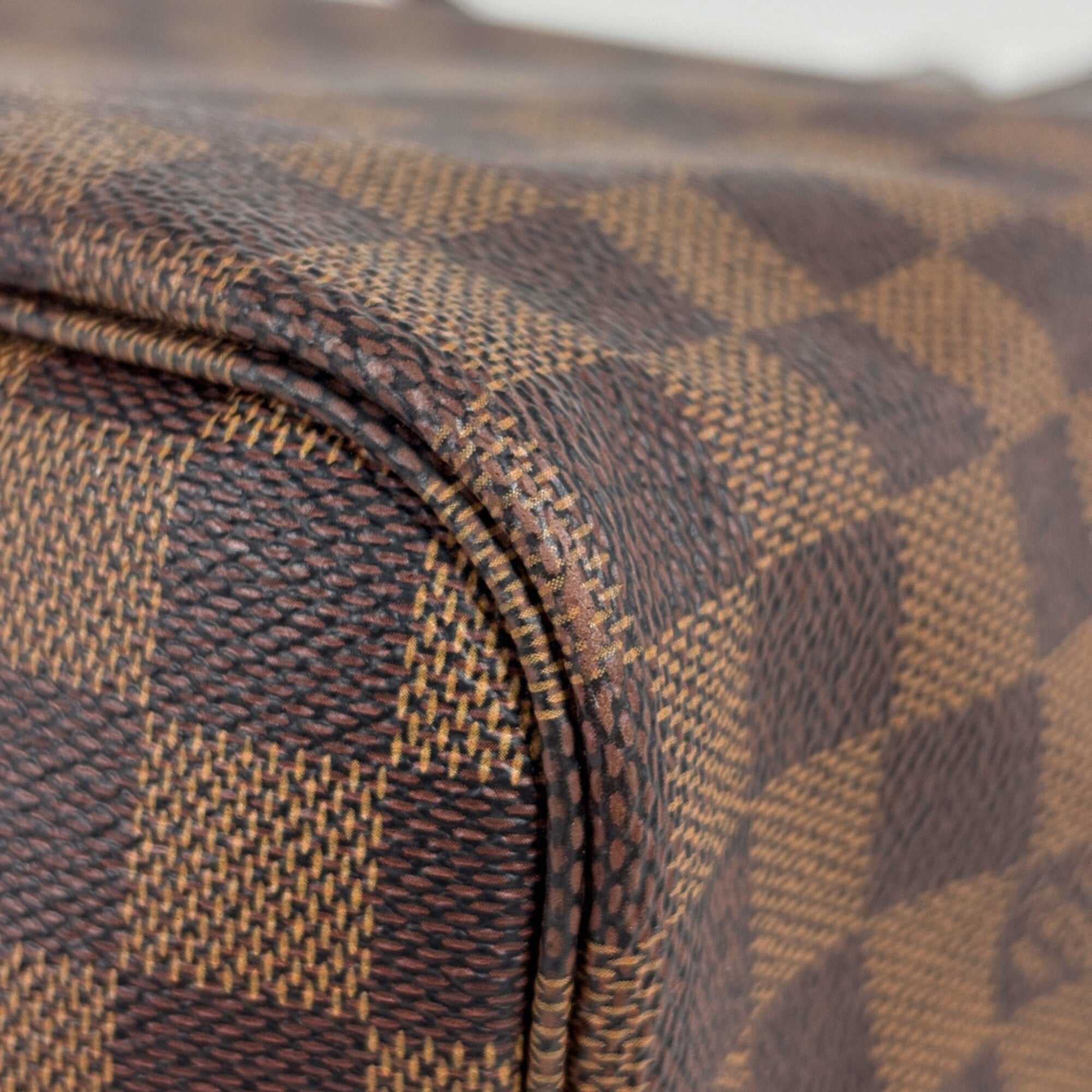 Louis Vuitton Brown Damier Canvas Damier Canvas Shoulder Bag Tote Bag (Pre-Owned)