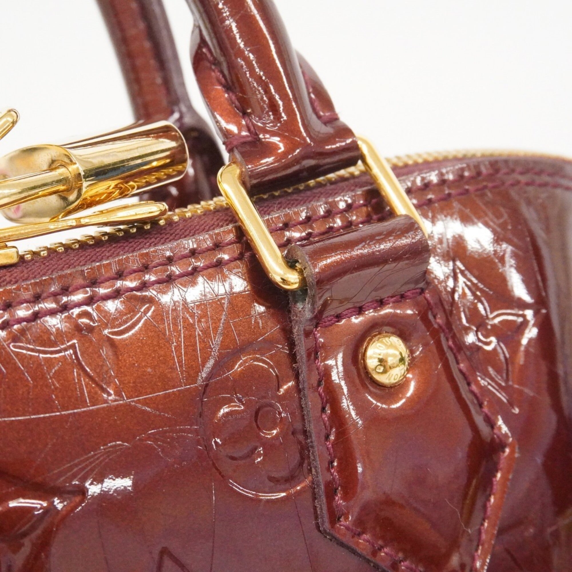 Louis Vuitton Rouge Fauviste Handbag (Pre-Owned)