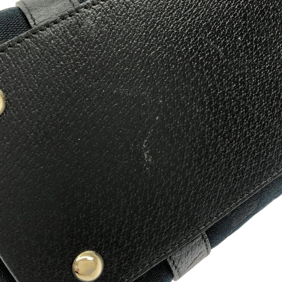 Gucci Black Gg Canvas Handbag (Pre-Owned)
