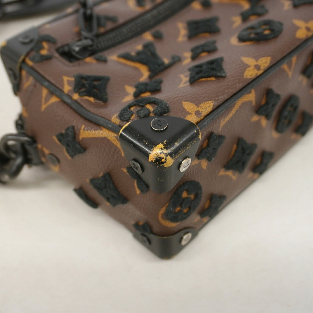 Louis Vuitton Black Brown Shoulder Bag (Pre-Owned)