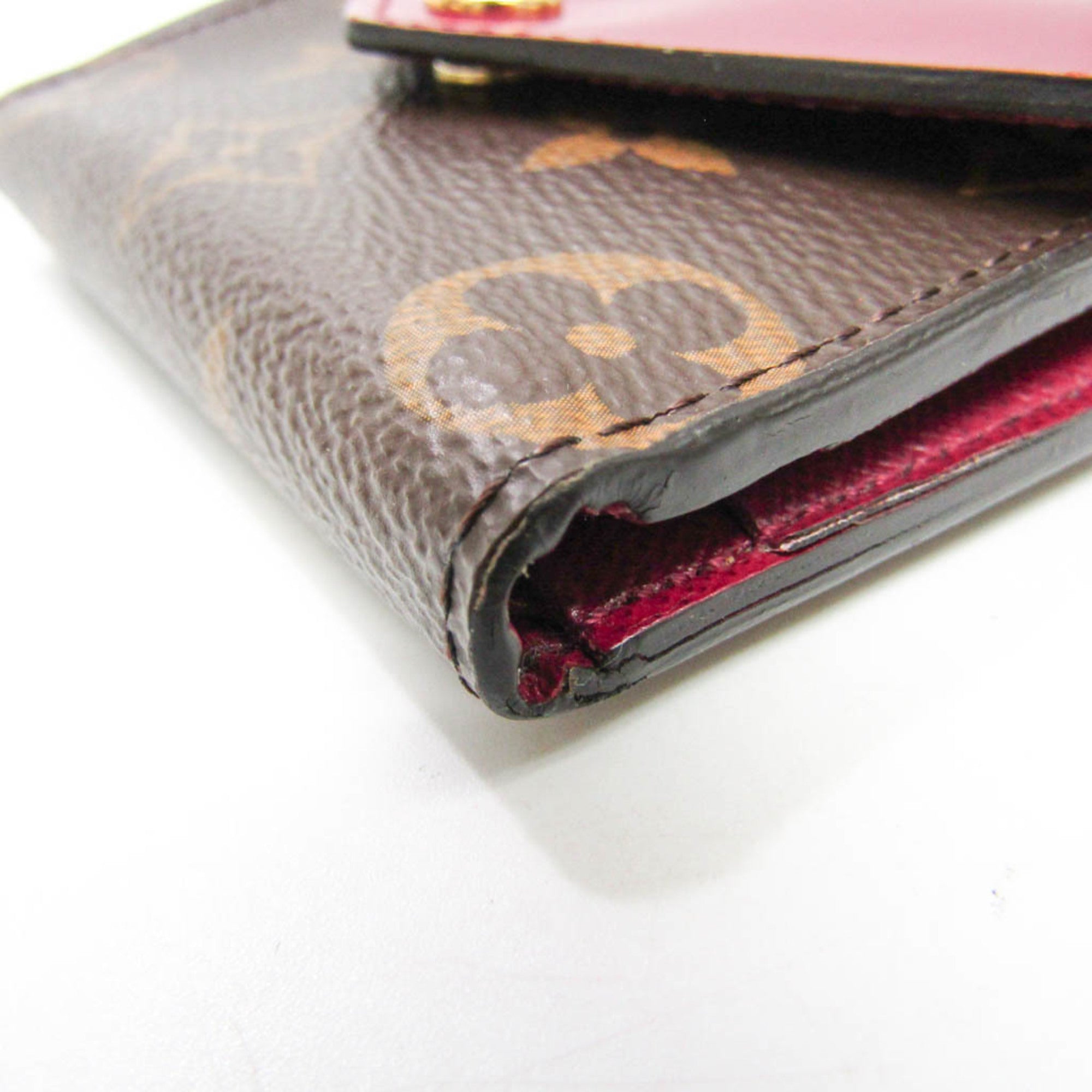 Louis Vuitton Monogram Fuchsia Monogram Monogram Wallet (Tri-Fold) (Pre-Owned)