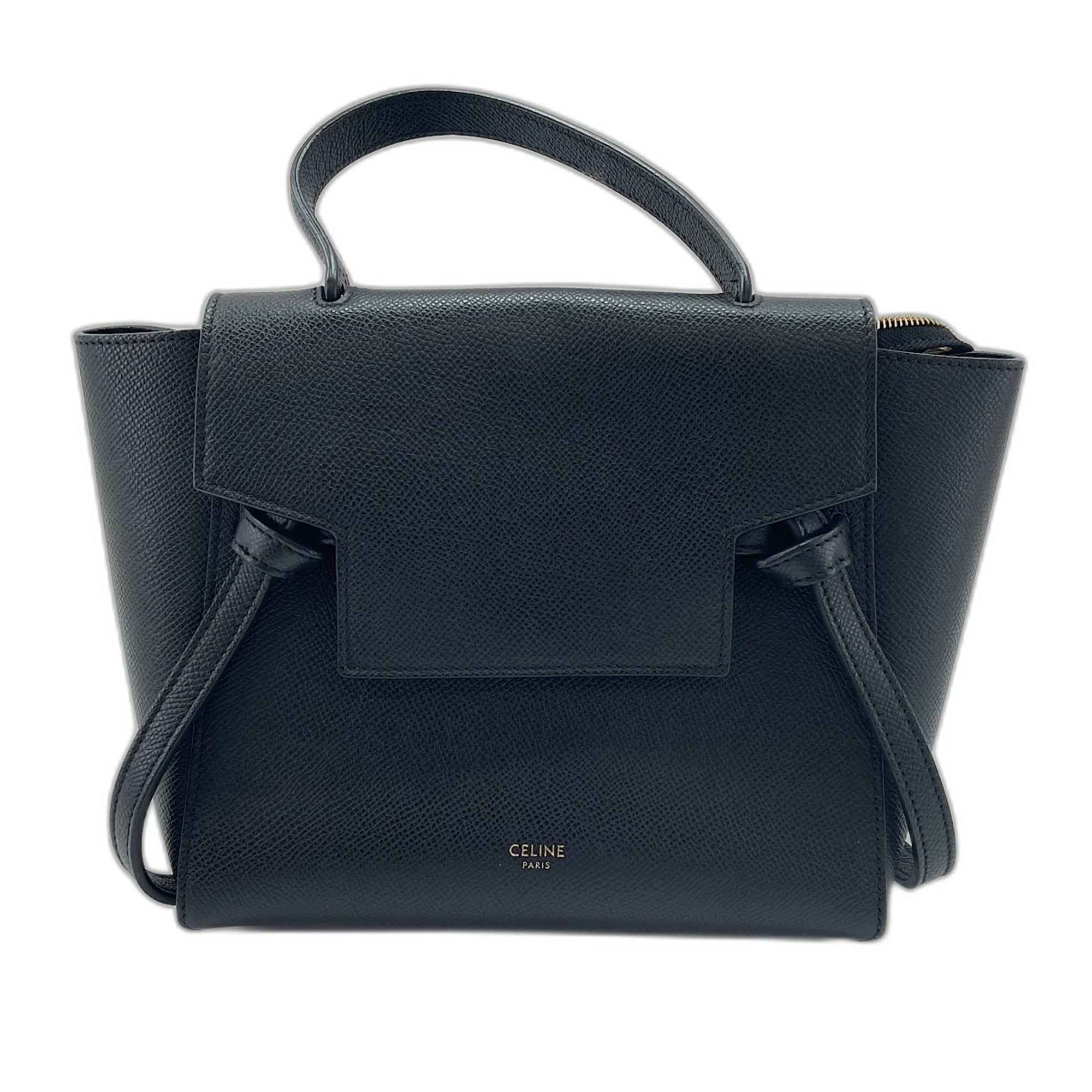 Celine Gray Handbag Shoulder Bag (Pre-Owned)