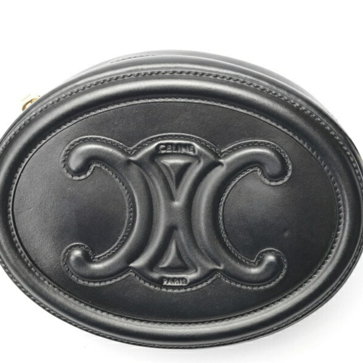 Celine Black Leather Shoulder Bag (Pre-Owned)