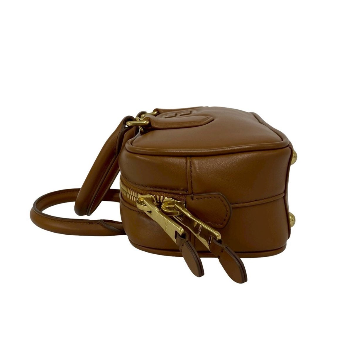 Miu Miu Brown Leather Handbag Shoulder Bag (Pre-Owned)