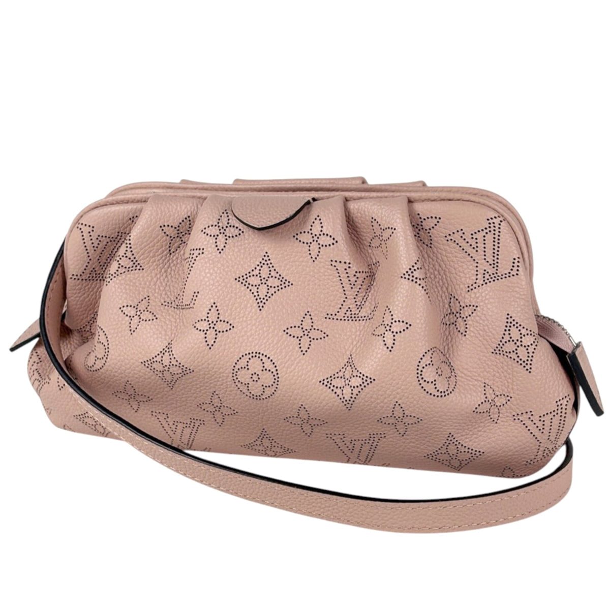 Louis Vuitton Magnolia Pink Monogram Mahina Leather Shoulder Bag (Pre-Owned)