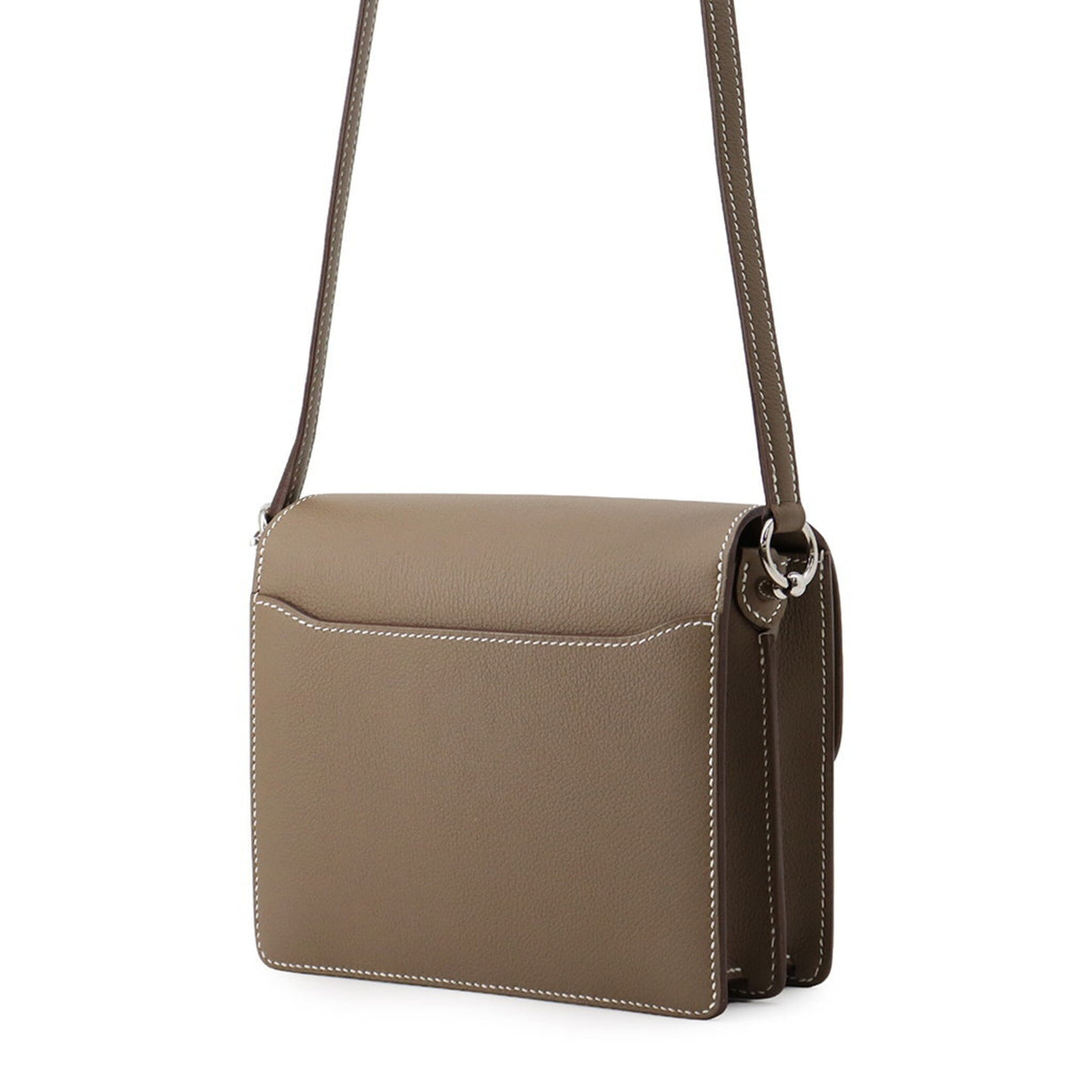 Hermes Etoupe Gray Handbag (Pre-Owned)