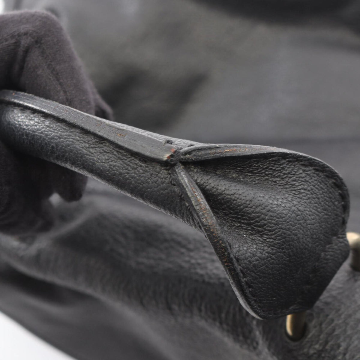 Chloé Black Leather Handbag (Pre-Owned)