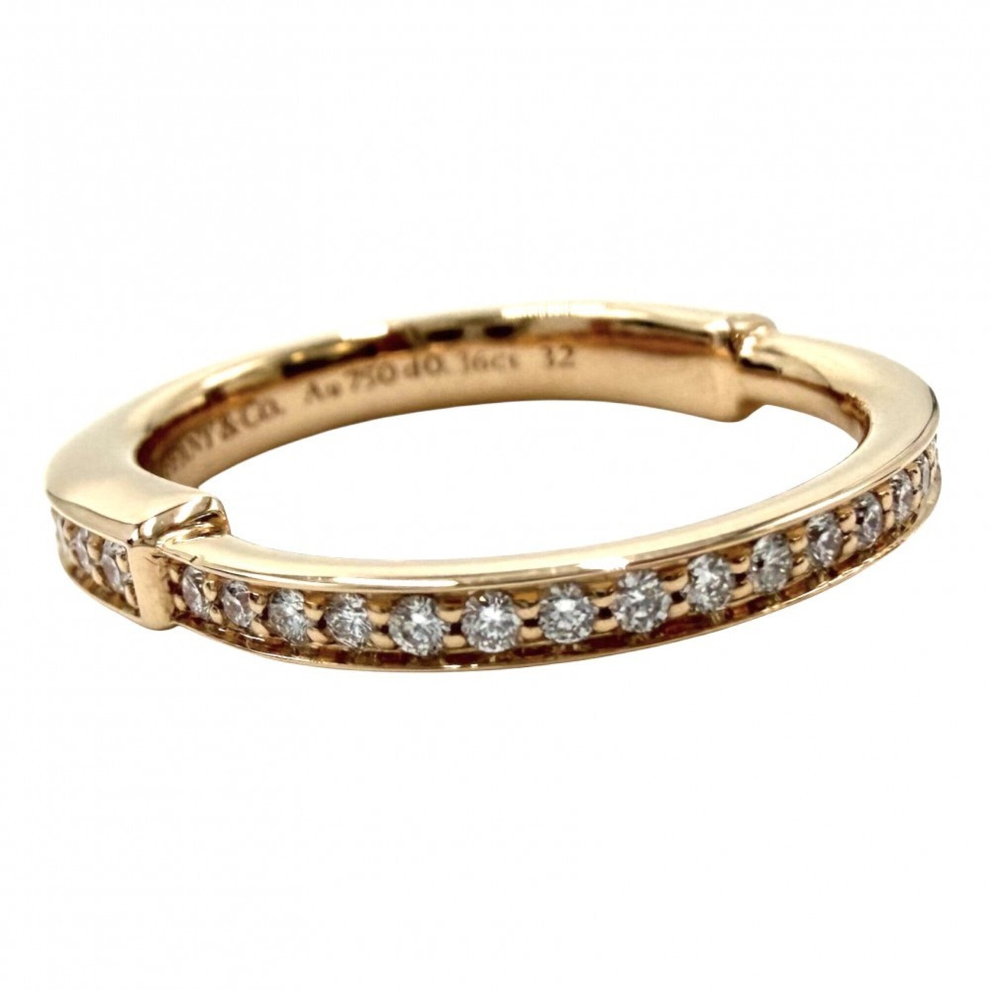 Tiffany Pink Gold (18K) Band Ring (Pre-Owned)