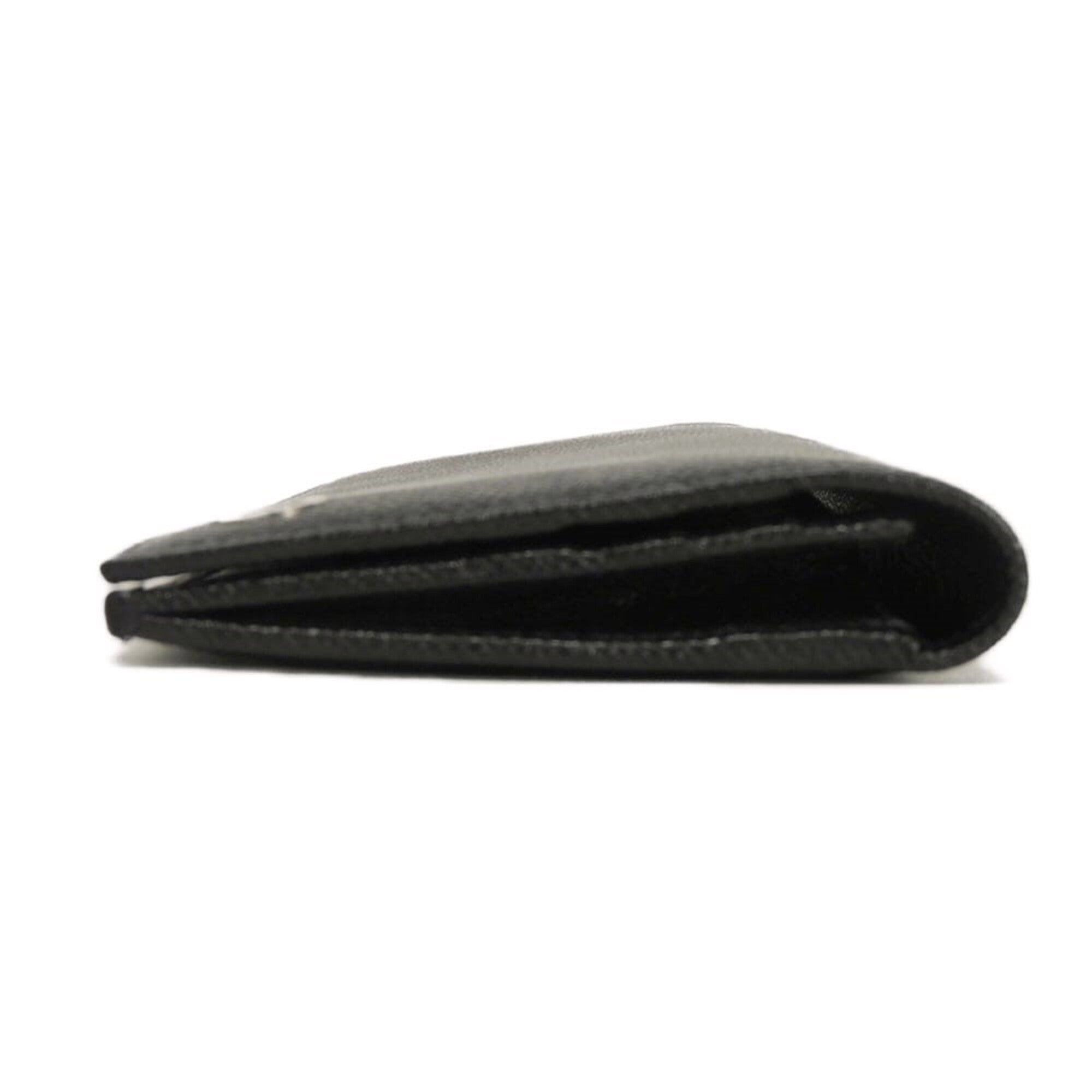 Bvlgari Black Leather Long Wallet (Bi-Fold) (Pre-Owned)