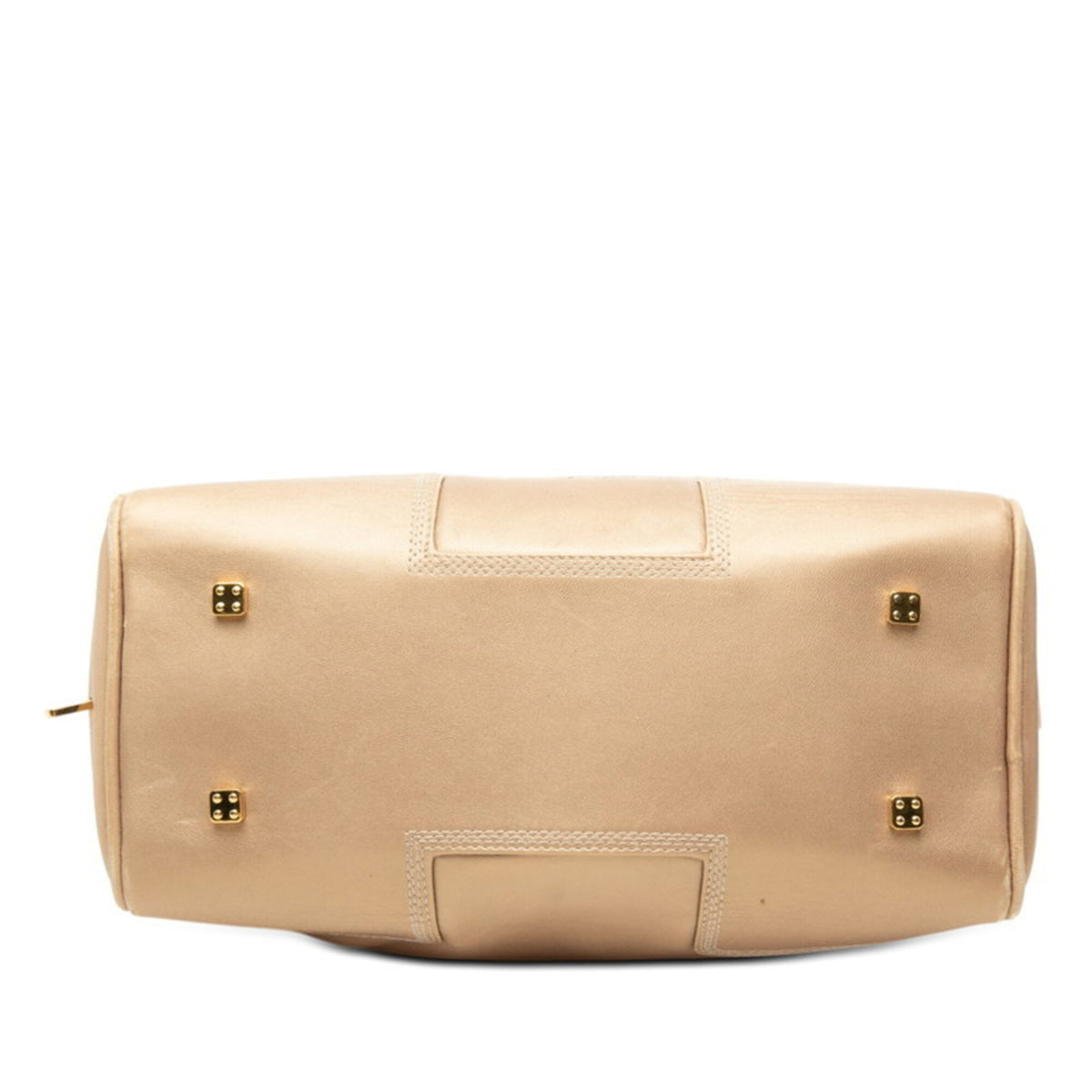 Loewe Amazona Gold Leather Handbag (Pre-Owned)