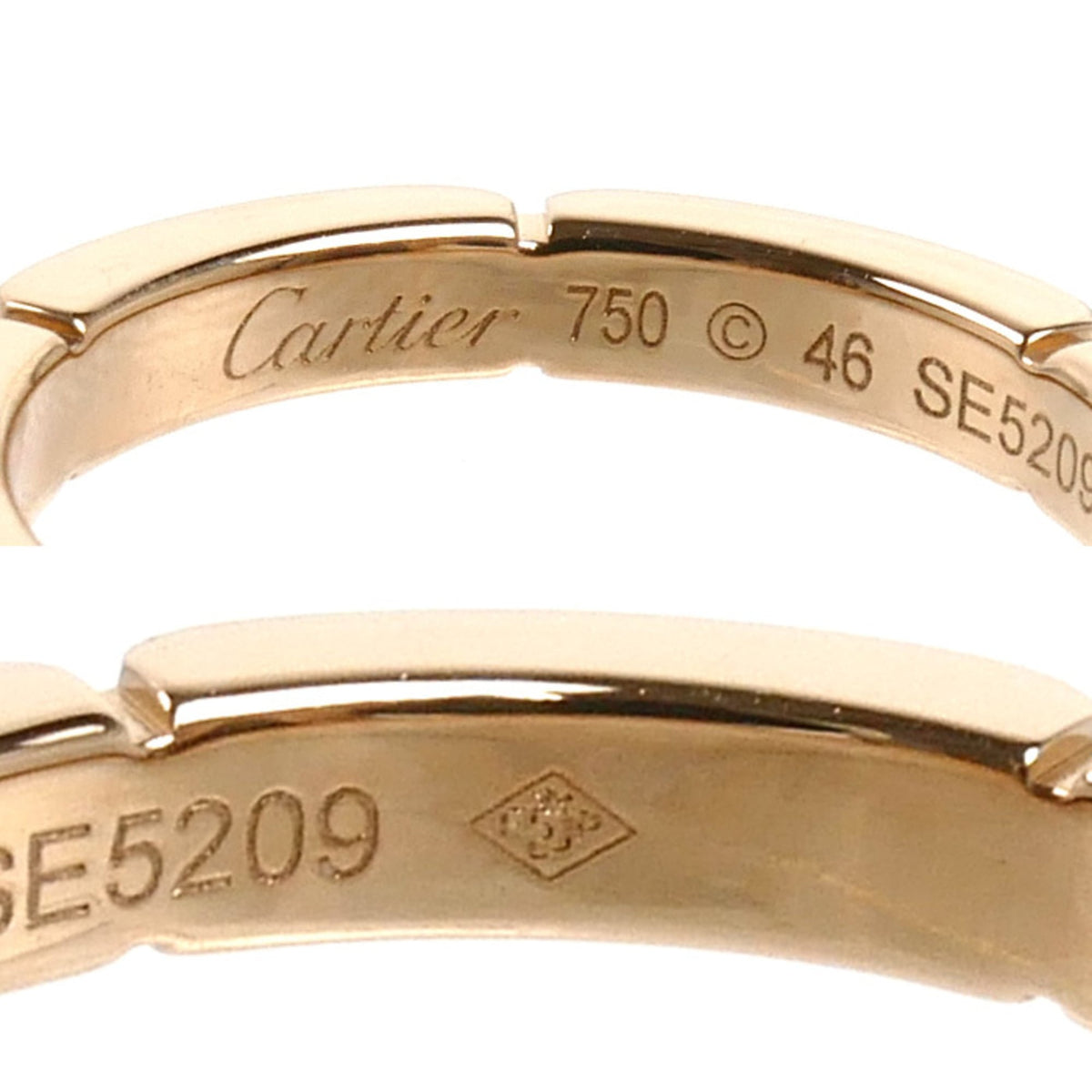 Cartier Pink Gold (18K) Band Ring (Pre-Owned)