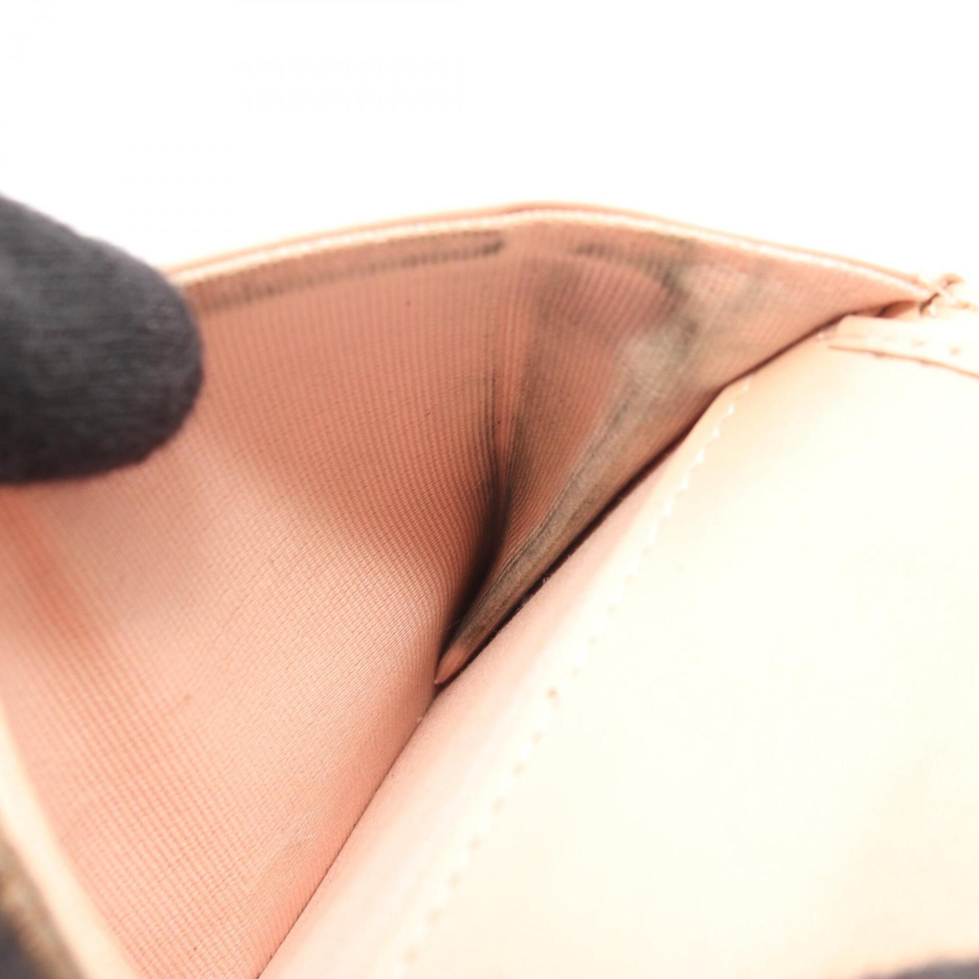 Chanel Pink Grained Calfskin Wallet (Bi-Fold) (Pre-Owned)