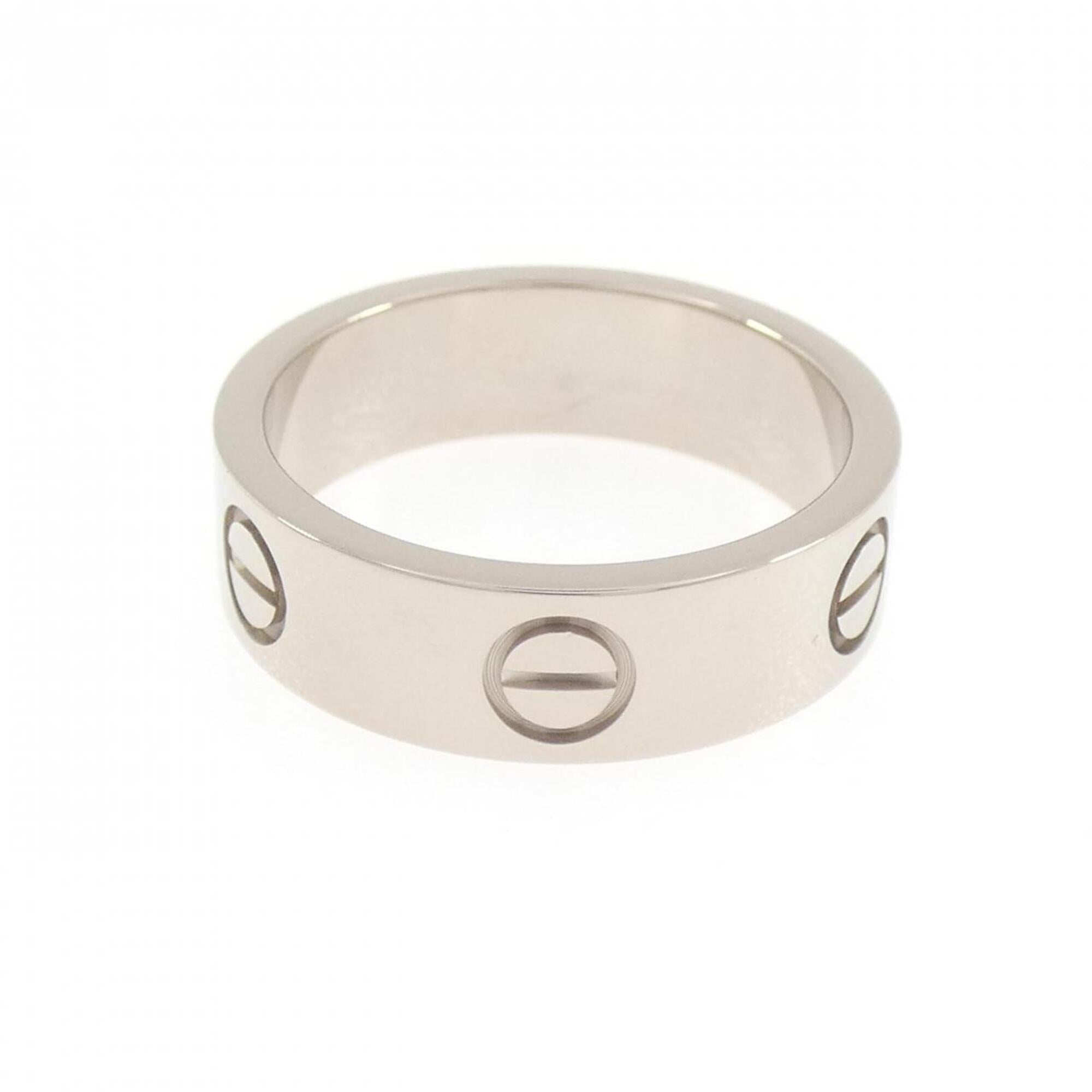 Cartier Love White Gold (18K) Band Ring (Pre-Owned)