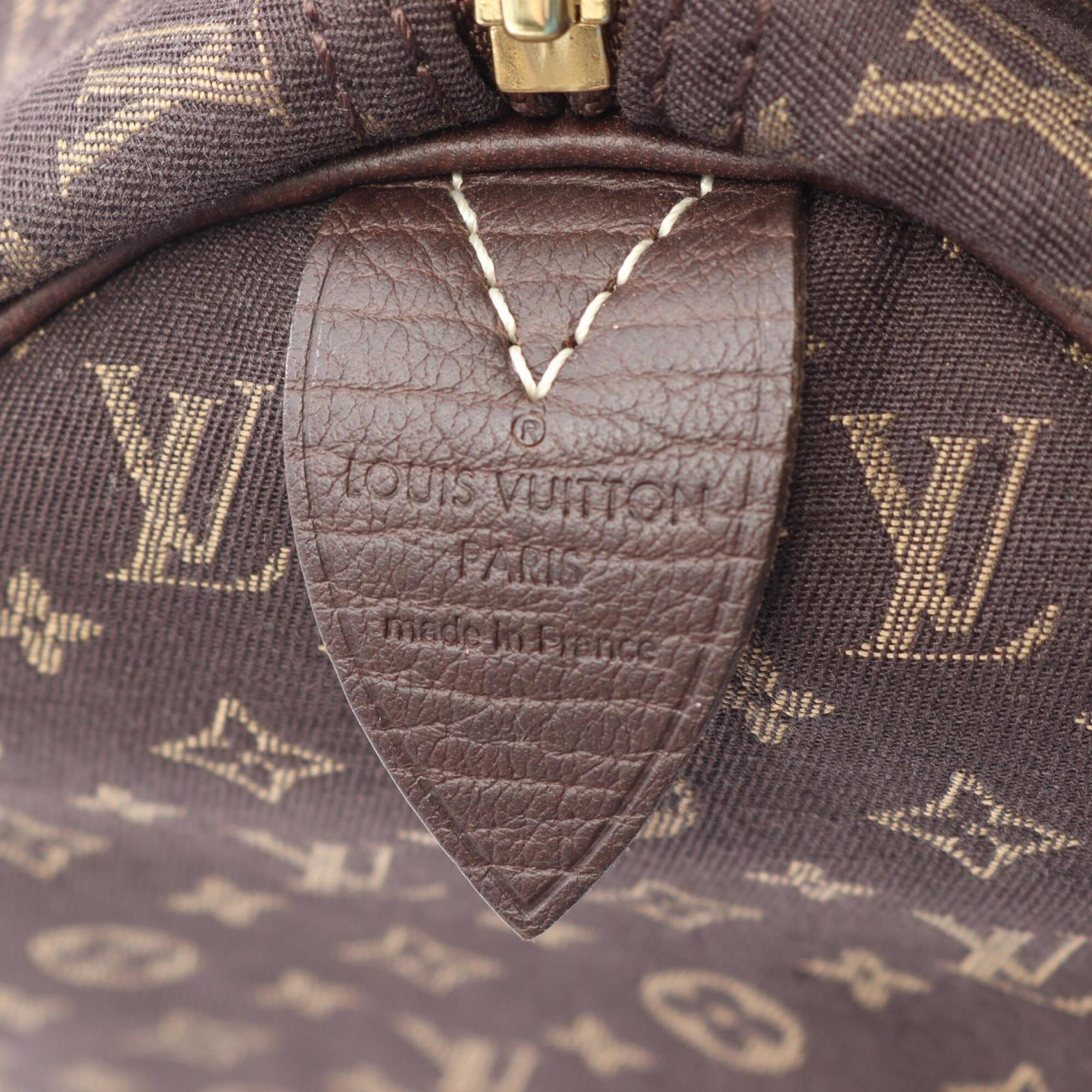 Louis Vuitton Brown Ebene Monogram Mini Leather Handbag (Pre-Owned)