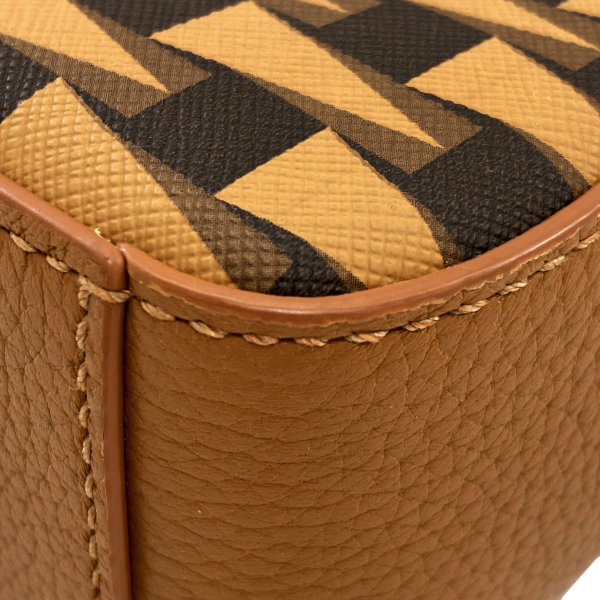 Bally Brown Pvc Leather Shoulder Bag (Pre-Owned)