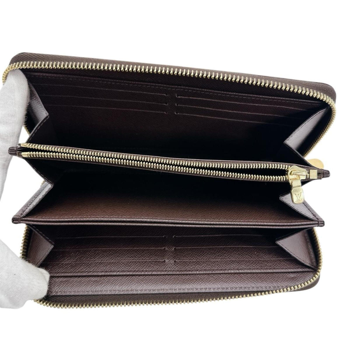 Louis Vuitton Brown Damier Canvas Damier Canvas Long Wallet (Bi-Fold) (Pre-Owned)