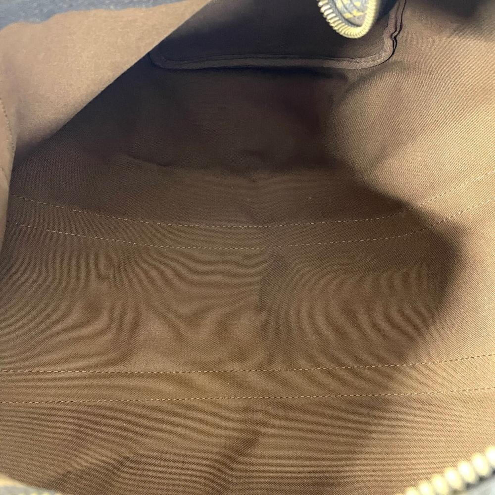 Louis Vuitton Brown Monogram Canvas Boston Bag (Pre-Owned)