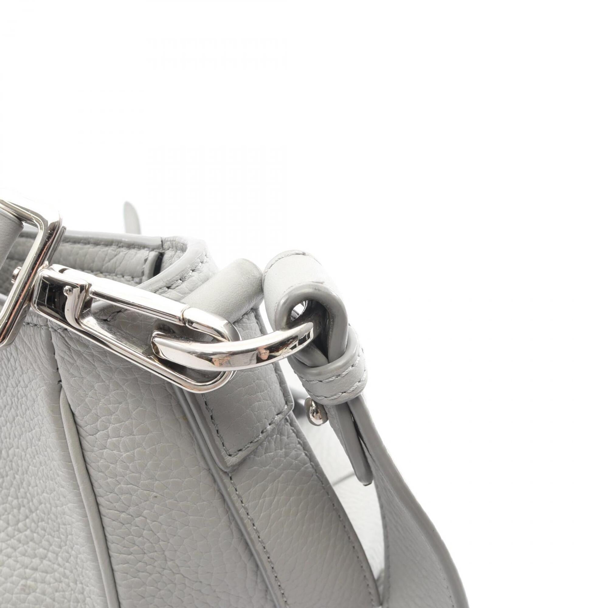 Christian Dior Blue Leather Handbag Saddle Bag (Pre-Owned)