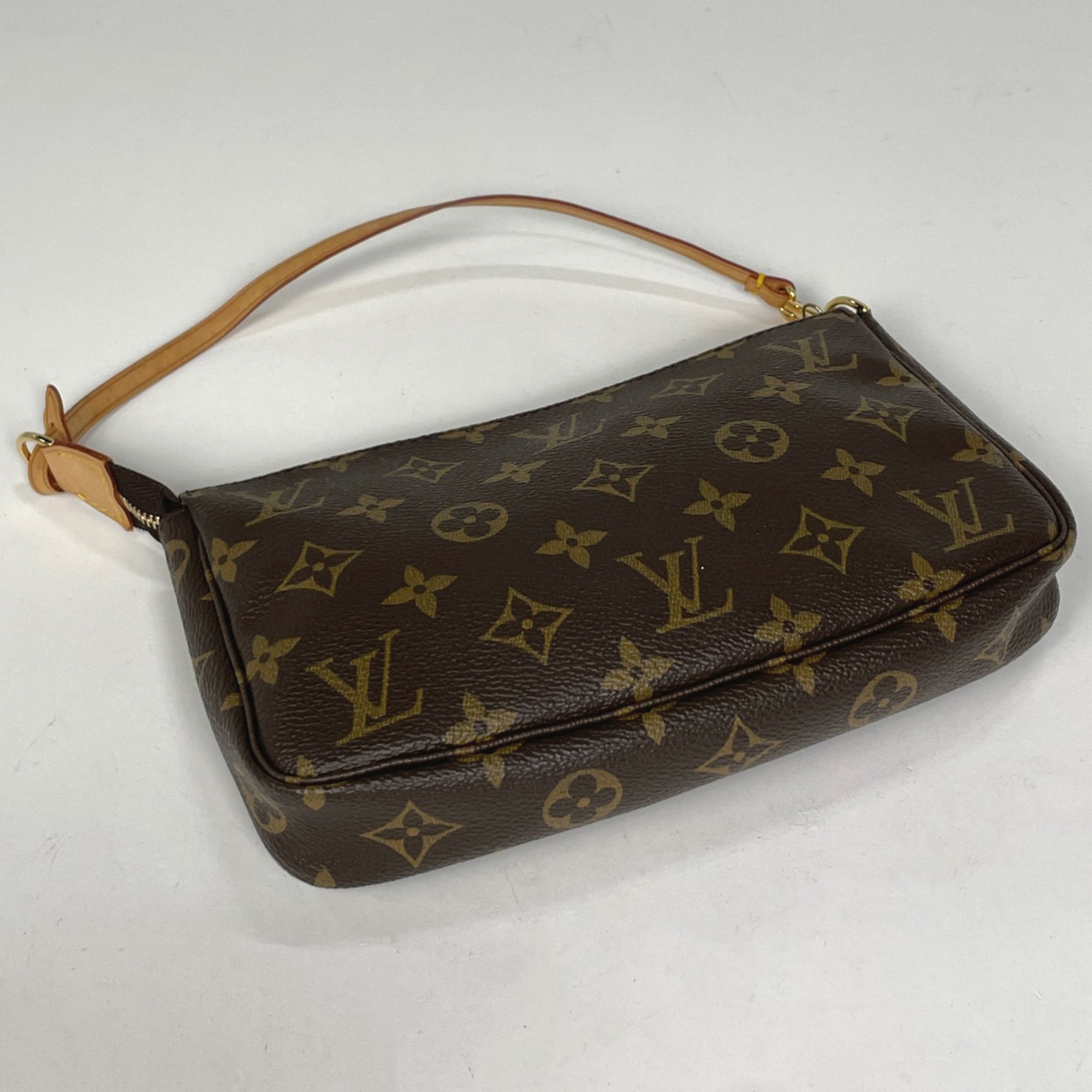 Louis Vuitton Brown Monogram Pochette Pouch (Pre-Owned)