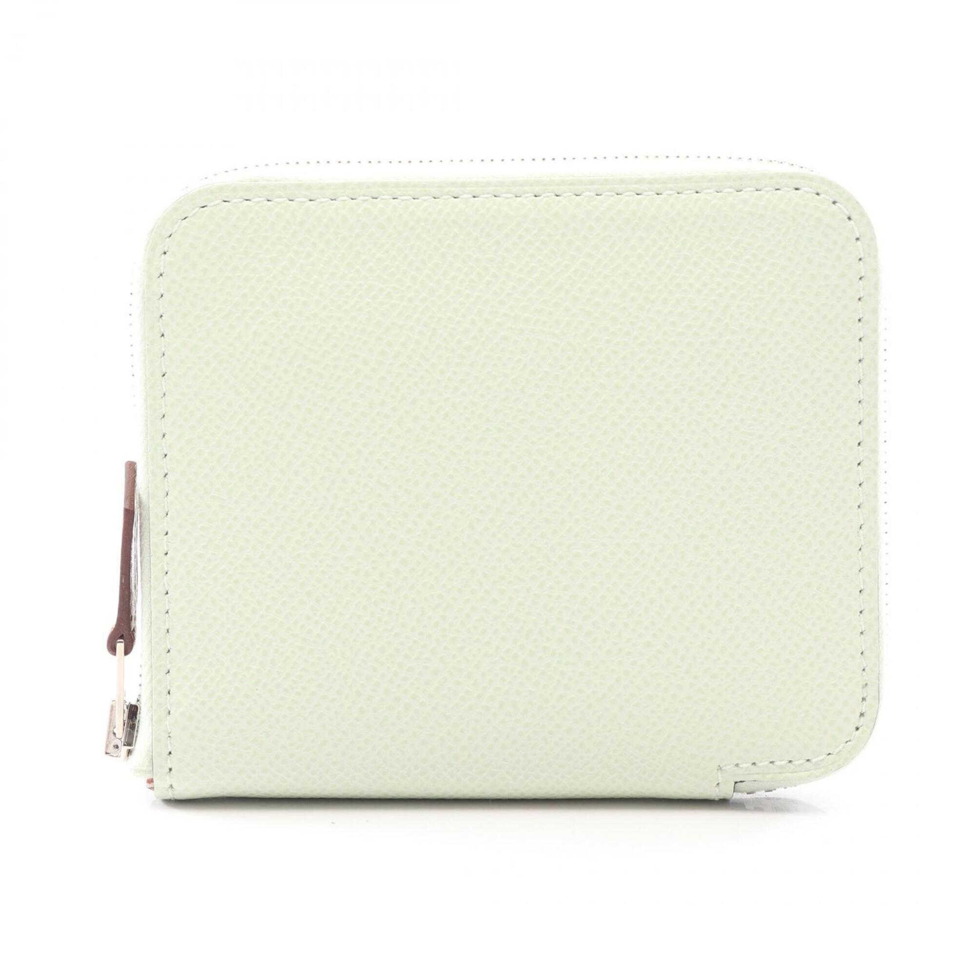 Hermes Green Epsom Leather Coin Purse/Coin Case (Pre-Owned)