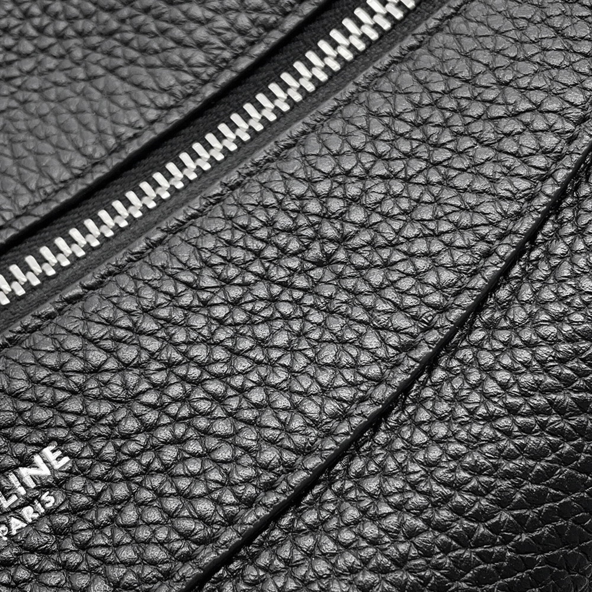 Celine Black Leather Crossbody Bag Shoulder Bag (Pre-Owned)