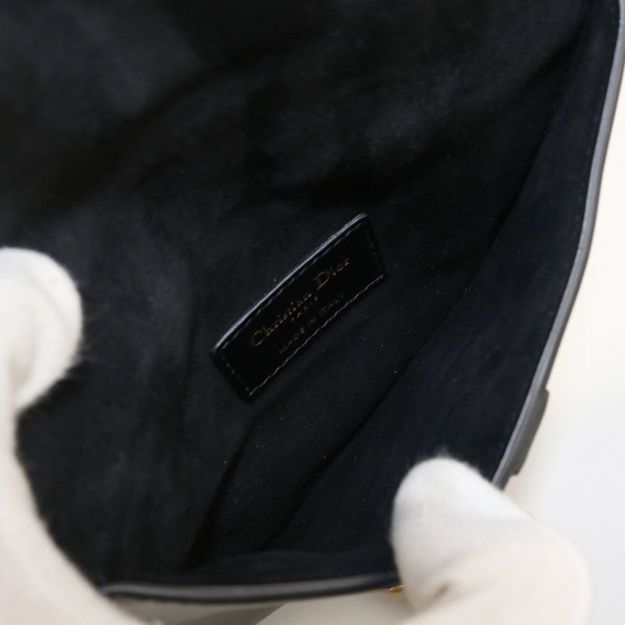 Christian Dior Black Leather Sling Bag (Pre-Owned)