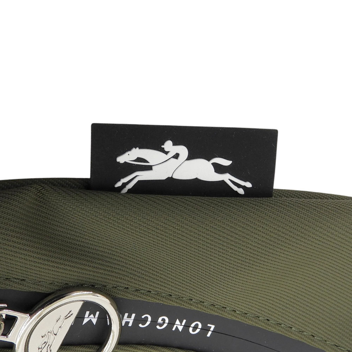 Longchamp Khaki Nylon Crossbody Bag Shoulder Bag (Pre-Owned)