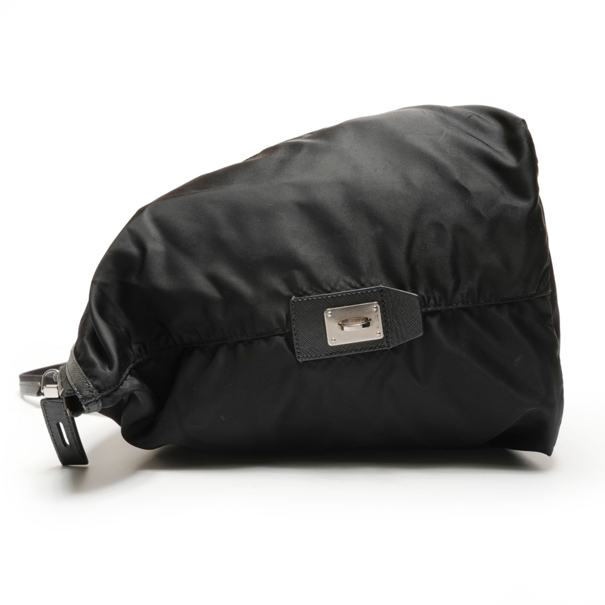 Prada Black Nylon Boston Bag (Pre-Owned)