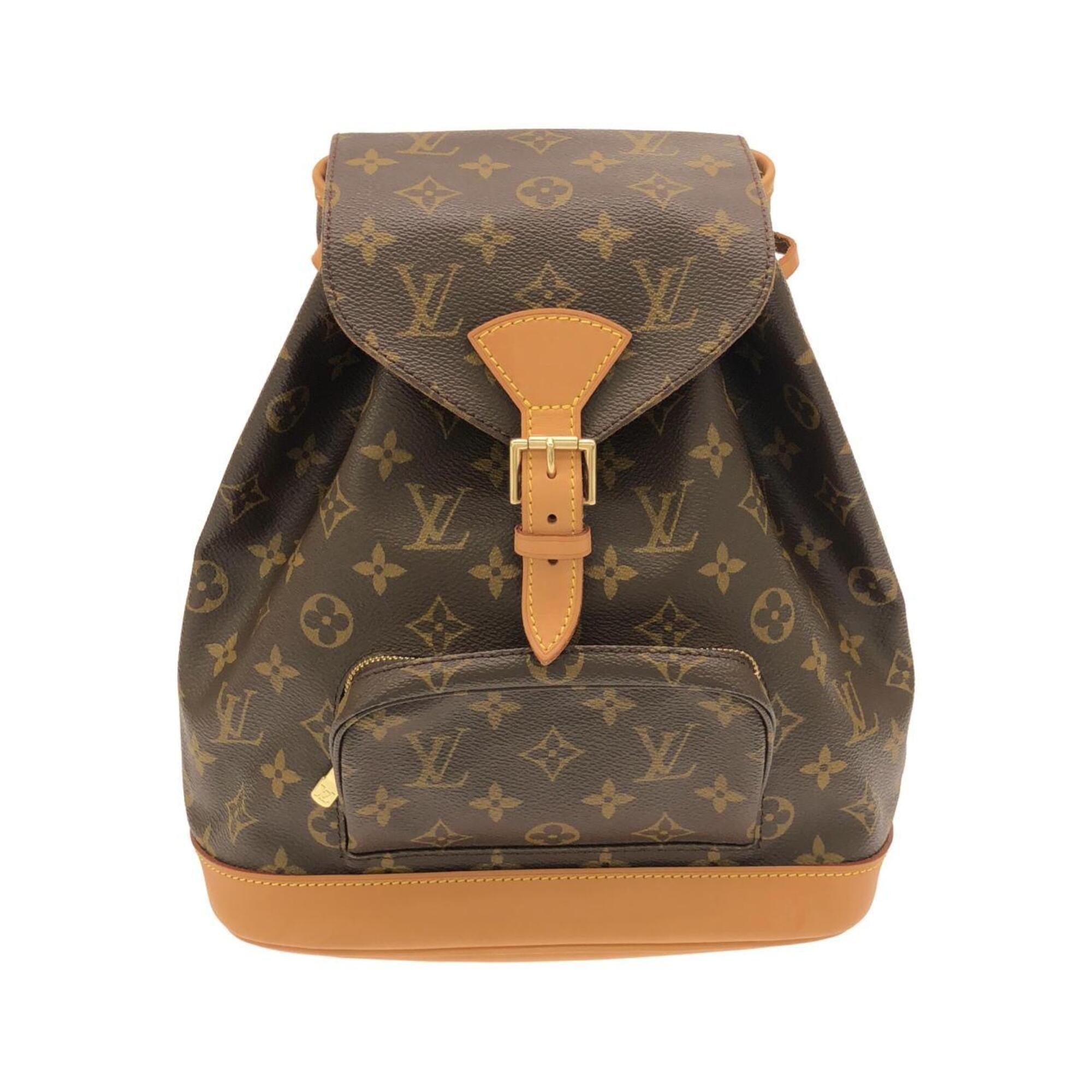 Louis Vuitton Brown Coated Canvas Backpack (Pre-Owned)