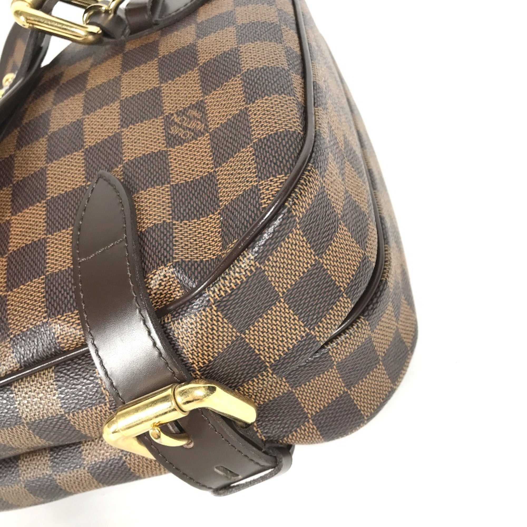 Louis Vuitton Brown Ebene Damier Canvas Shoulder Bag (Pre-Owned)