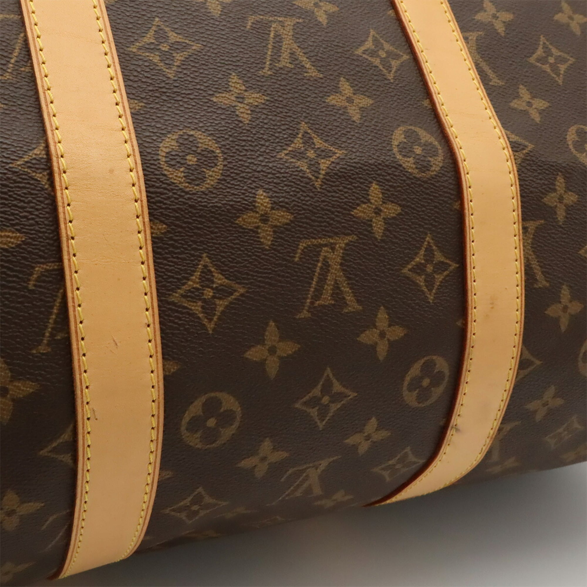 Louis Vuitton Brown Monogram Canvas Boston Bag Handbag (Pre-Owned)