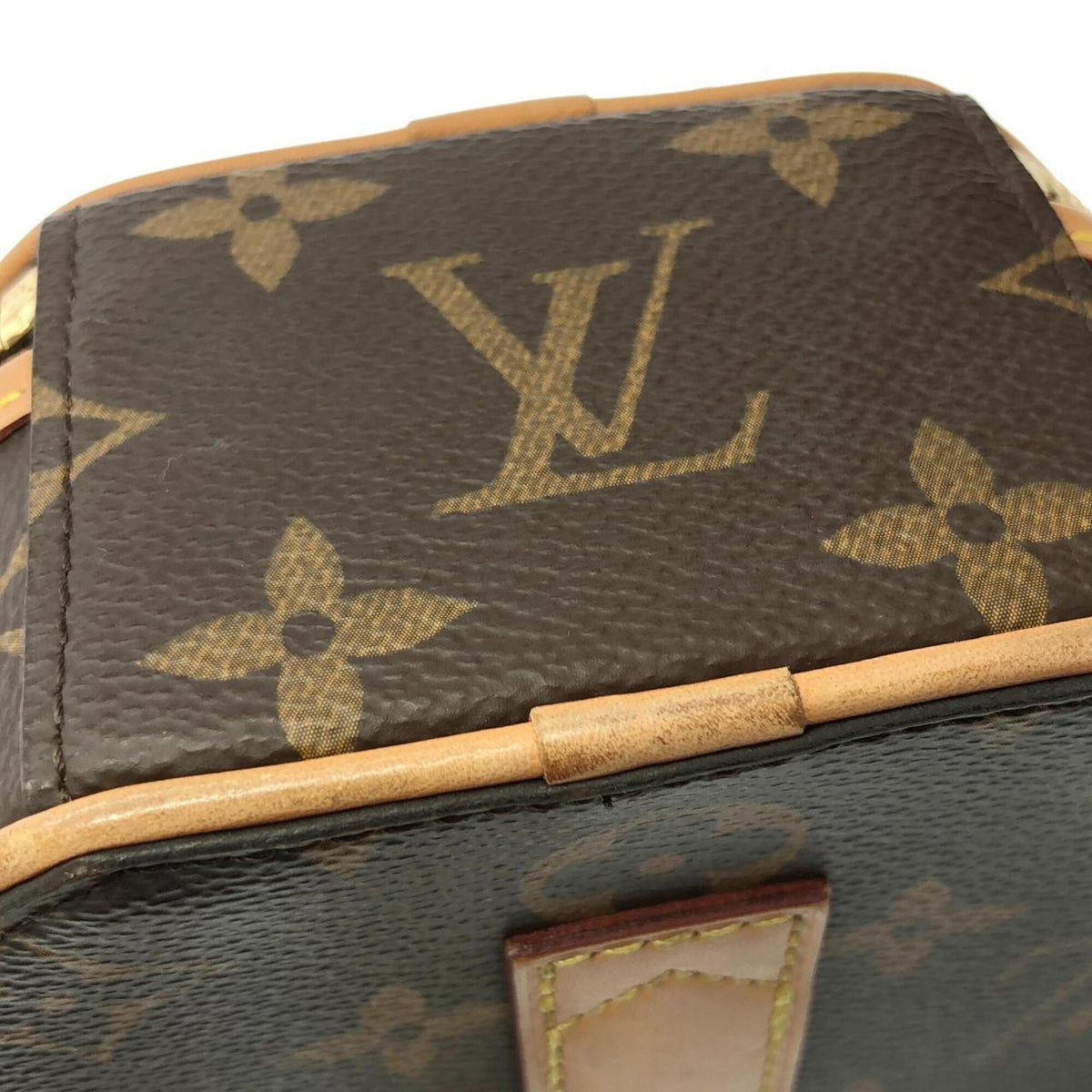 Louis Vuitton Marron Monogram Coated Canvas Shoulder Bag (Pre-Owned)