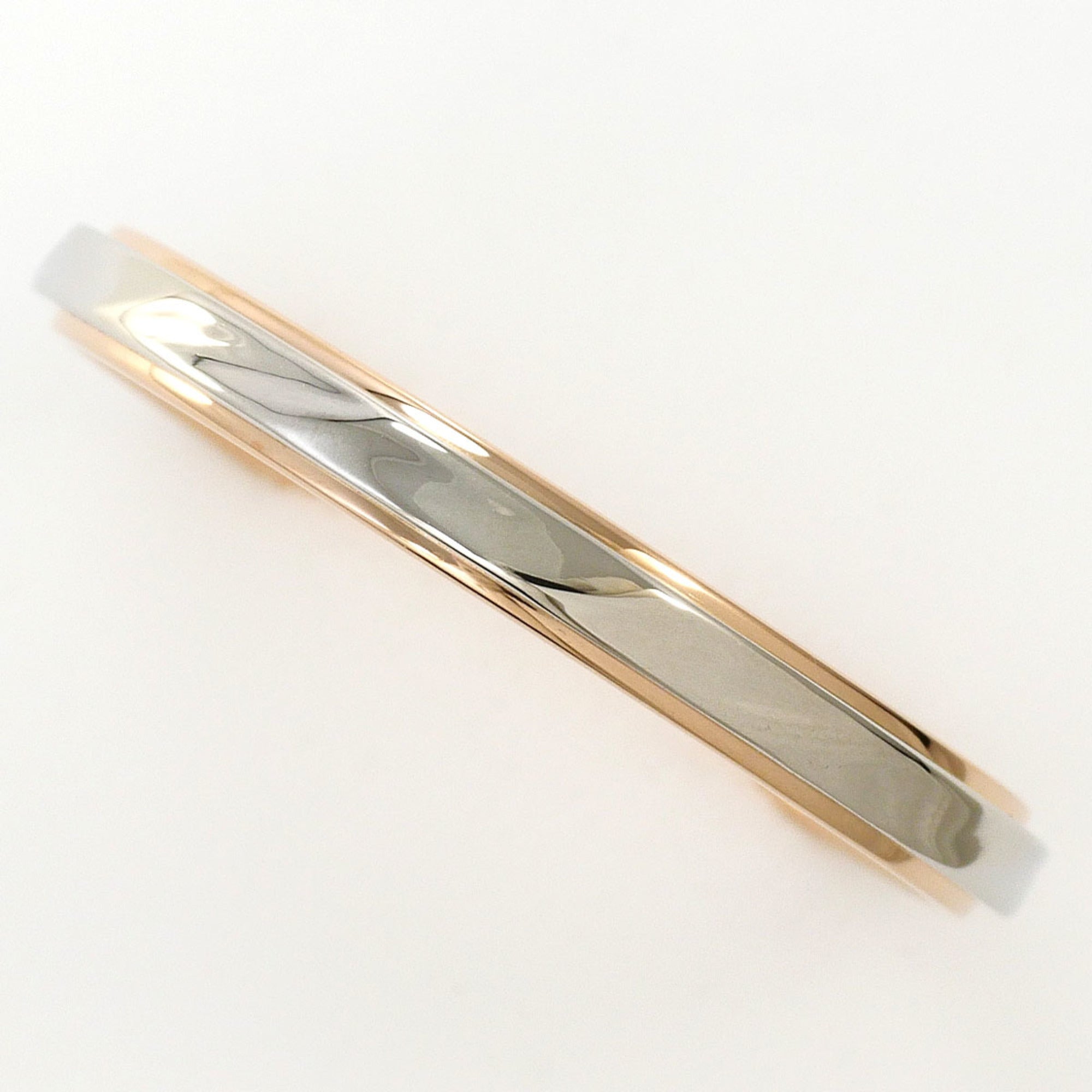 Unbranded Pink Gold Platinum Pink Gold (18K) Platinum 950 Band Ring (Pre-Owned)