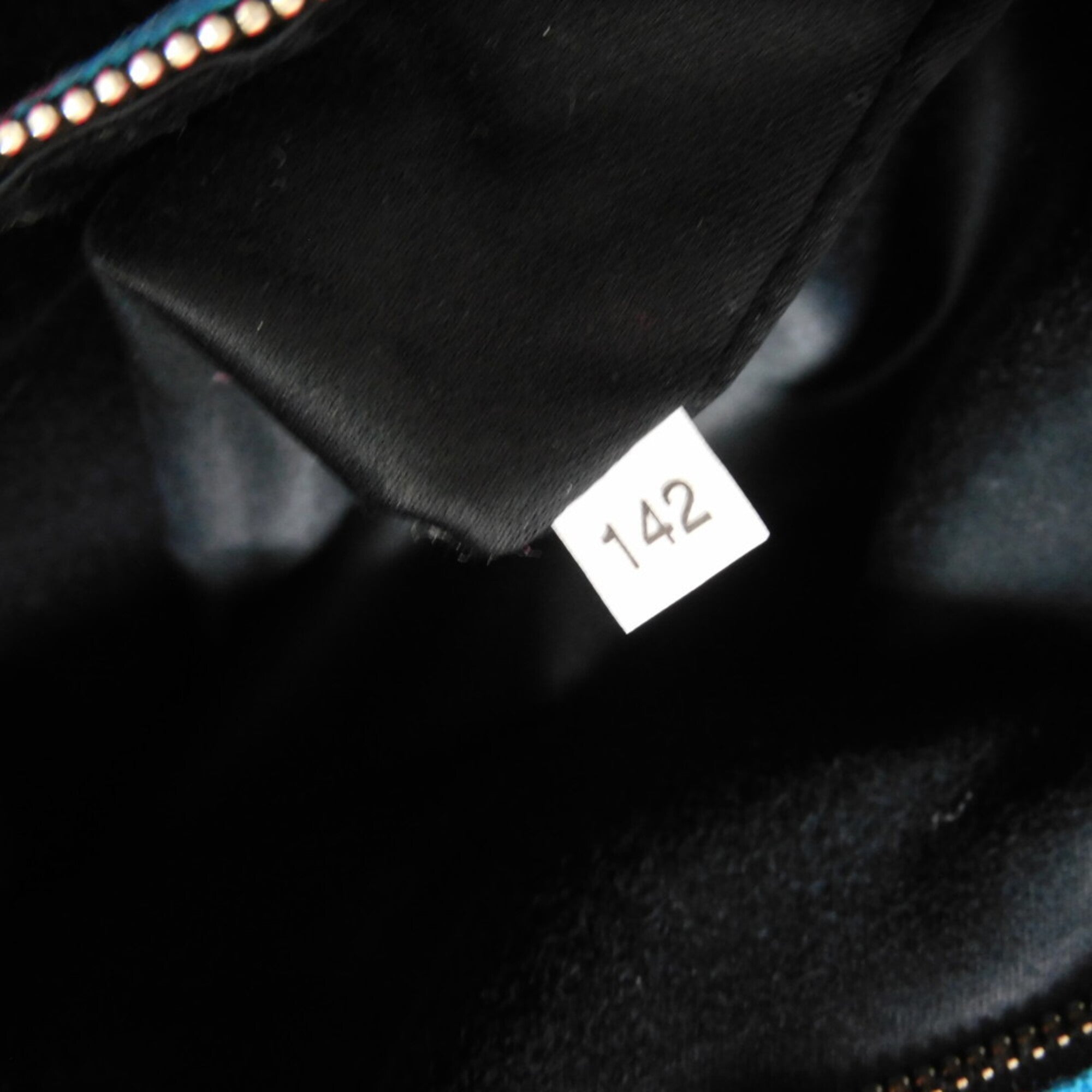 Miu Miu Blue Cotton Tote Bag (Pre-Owned)
