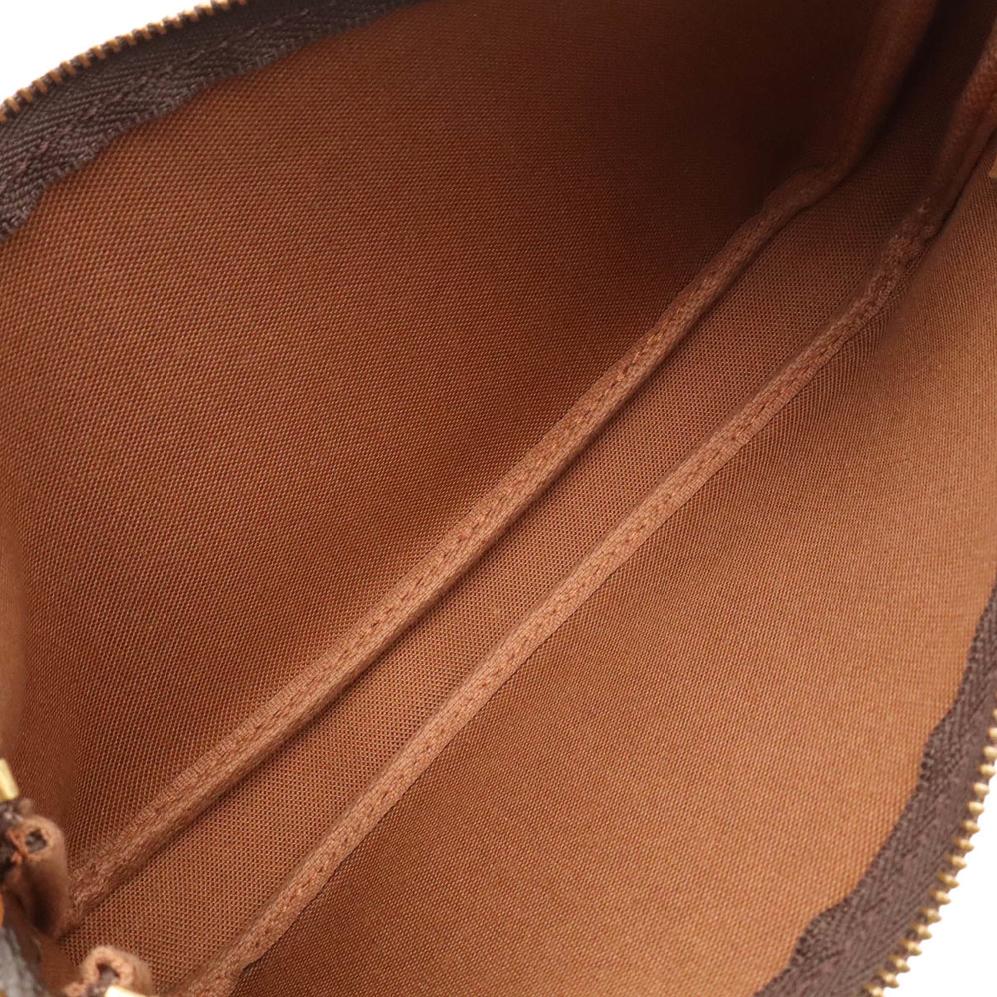 Louis Vuitton Brown Monogram Canvas Handbag Pochette Pouch (Pre-Owned)