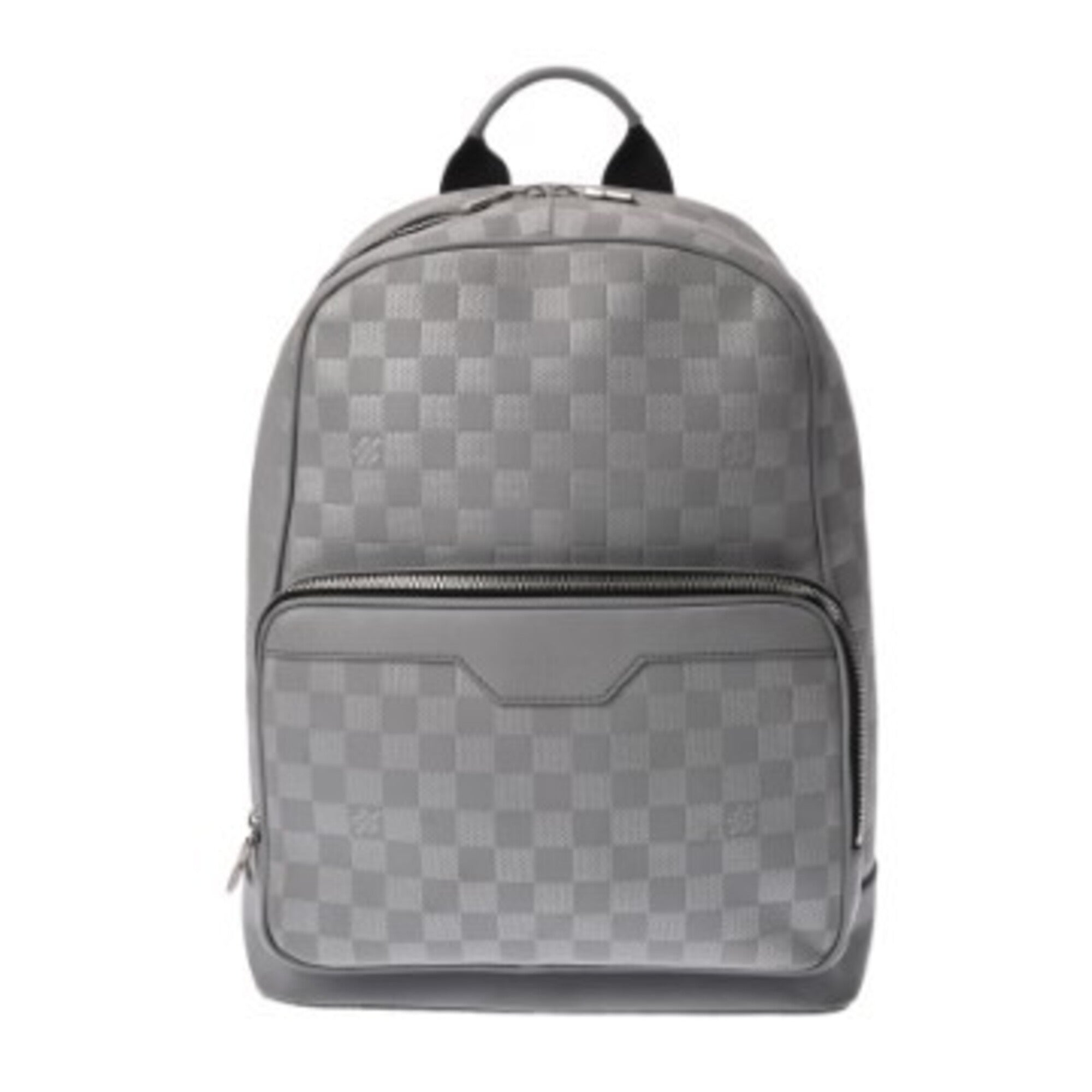 Louis Vuitton Silver Leather Backpack (Pre-Owned)