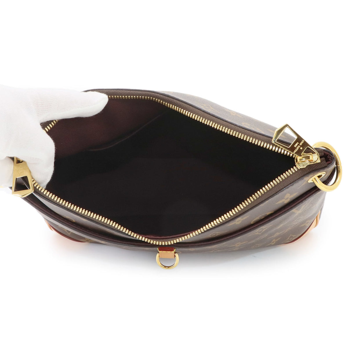 Louis Vuitton Brown Monogram Monogram Leather Handbag Shoulder Bag (Pre-Owned)