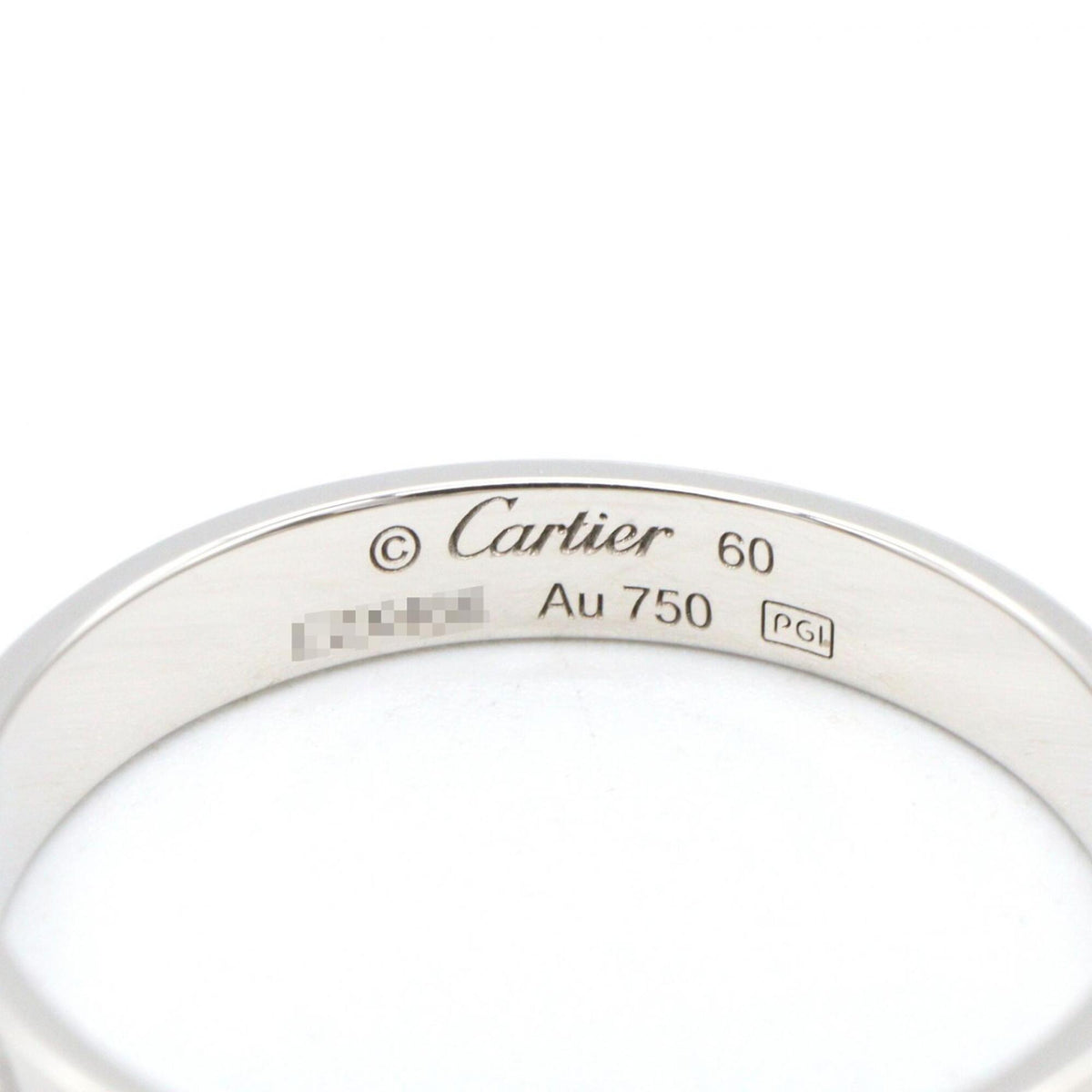 Cartier Silver White Gold (18K) Band Ring (Pre-Owned)