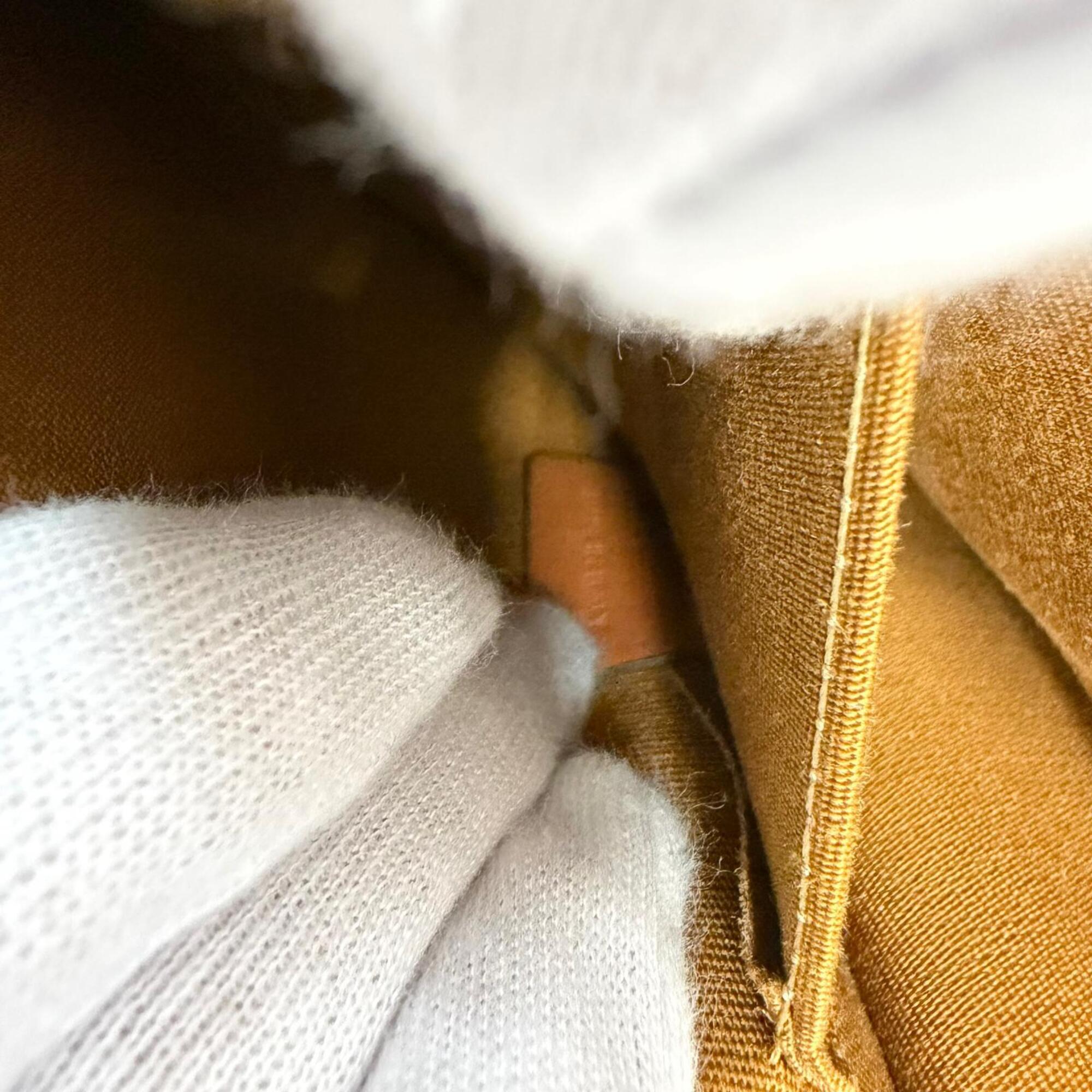 Celine Canvas Shoulder Bag (Pre-Owned)