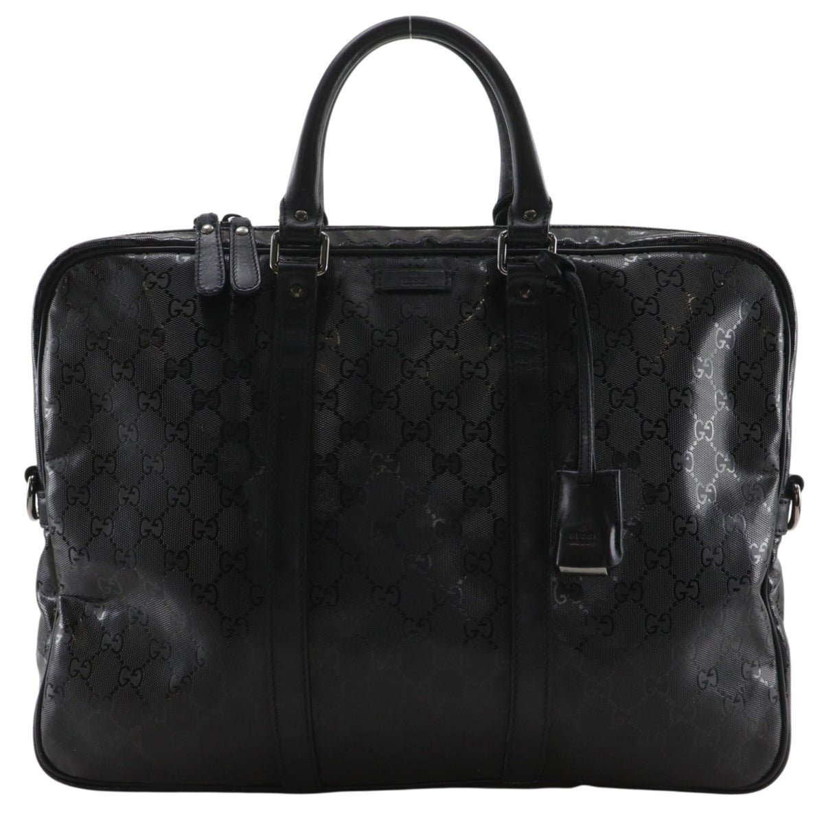 Gucci Black Pvc Handbag (Pre-Owned)