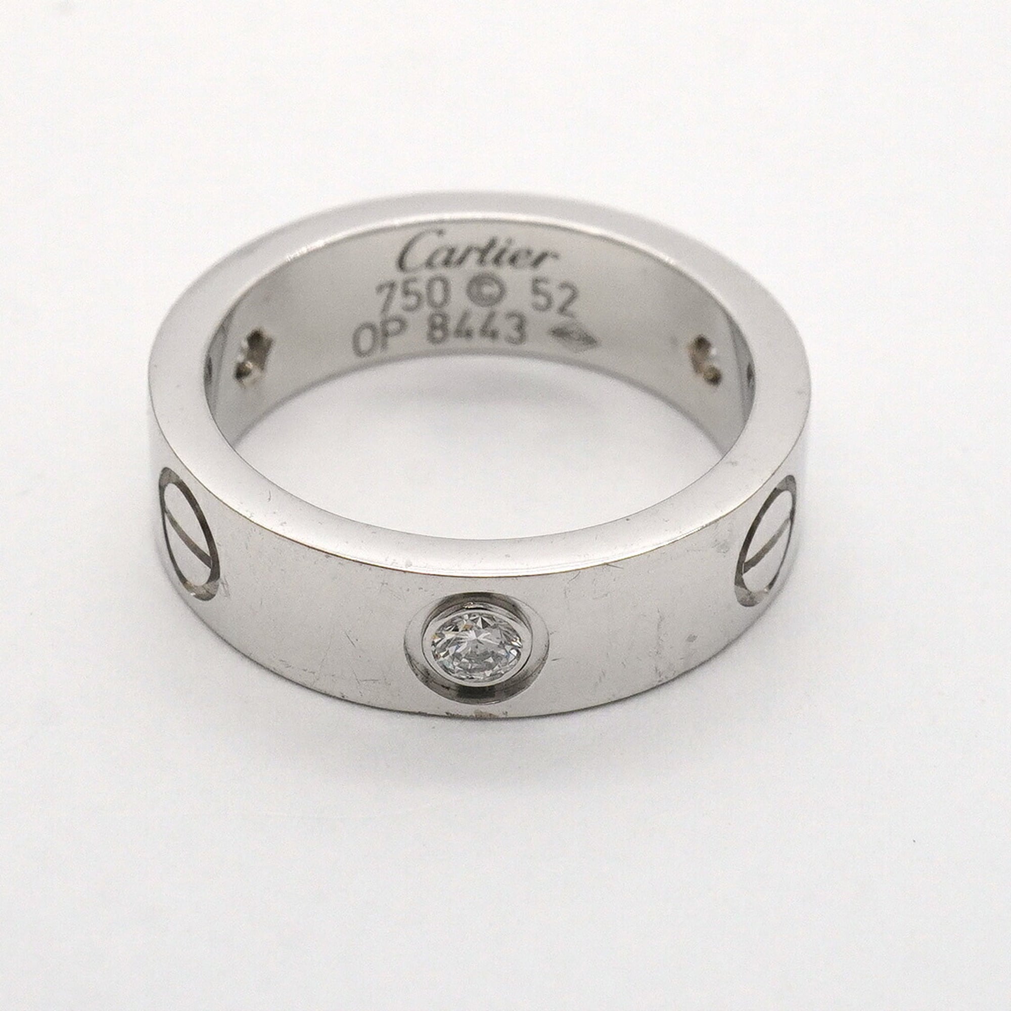 Cartier White Gold (18K) Band Ring (Pre-Owned)