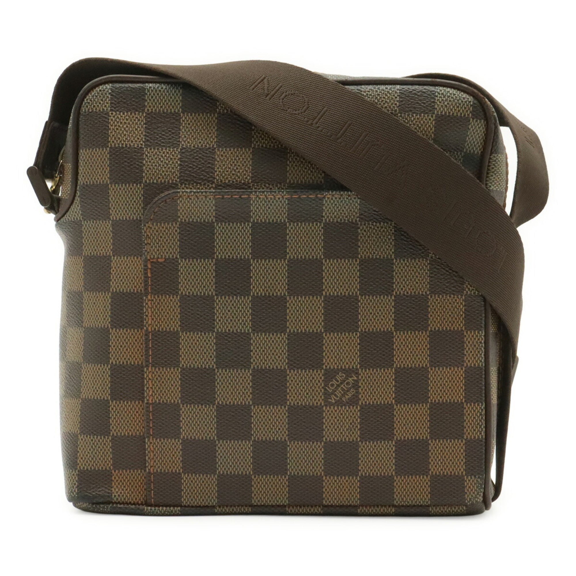 Louis Vuitton Brown Damier Canvas Pvc Pochette Shoulder Bag (Pre-Owned)