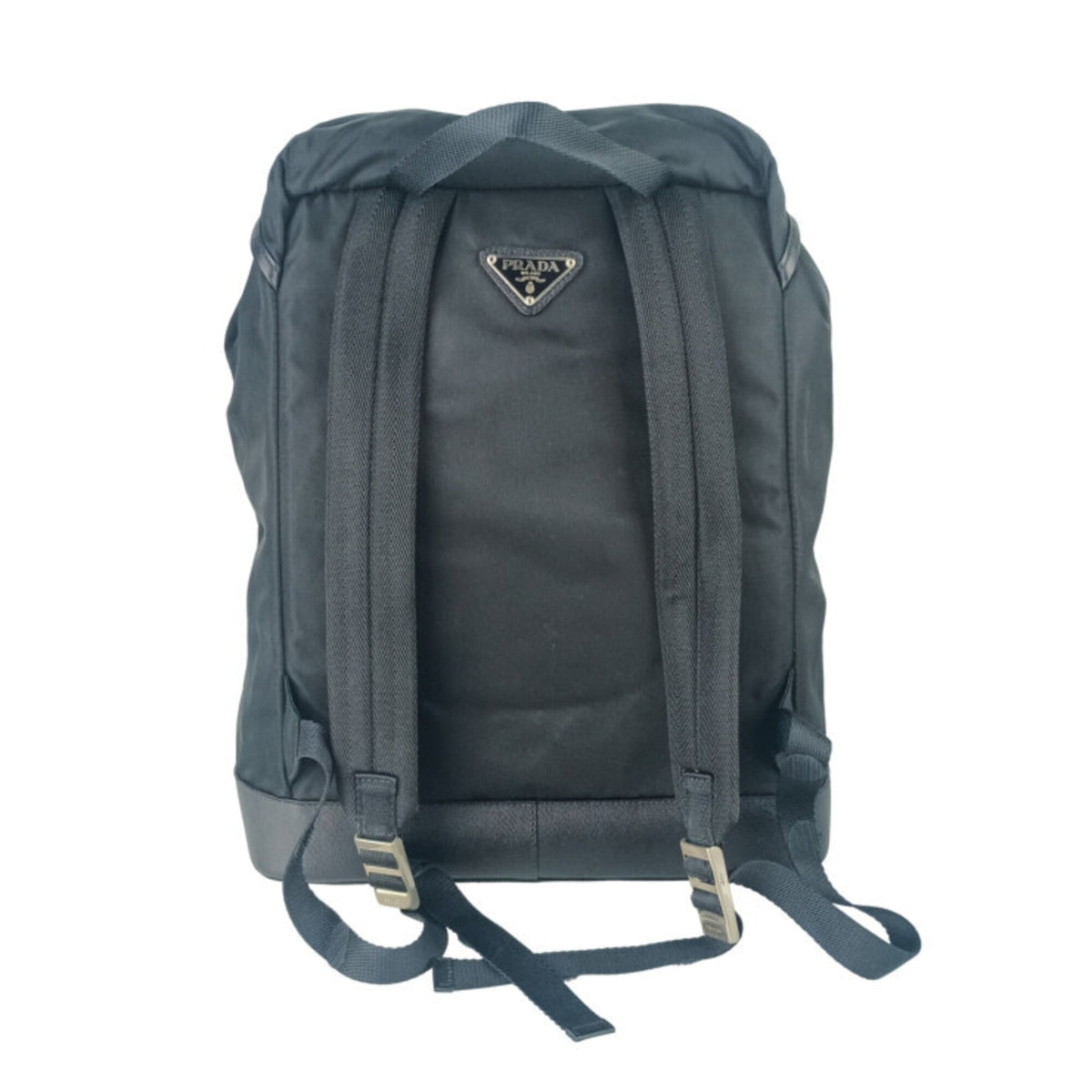 Prada Black Nylon Backpack (Pre-Owned)