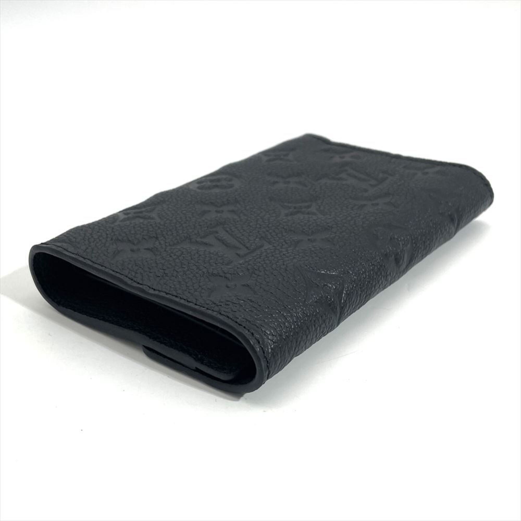 Louis Vuitton Black Monogram Monogram Empreinte Wallet (Tri-Fold) (Pre-Owned)